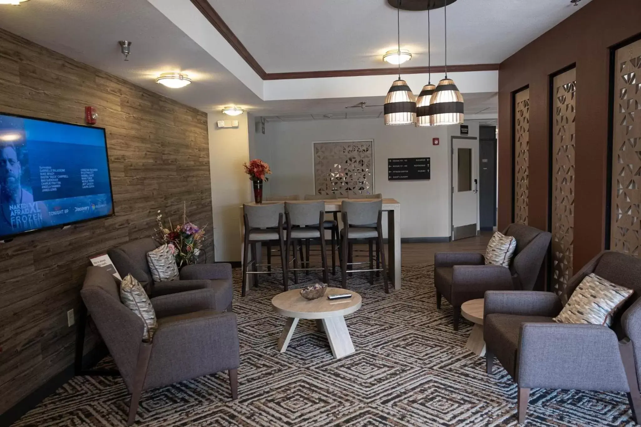 Property building, Seating Area in Candlewood Suites Sheridan, an IHG Hotel