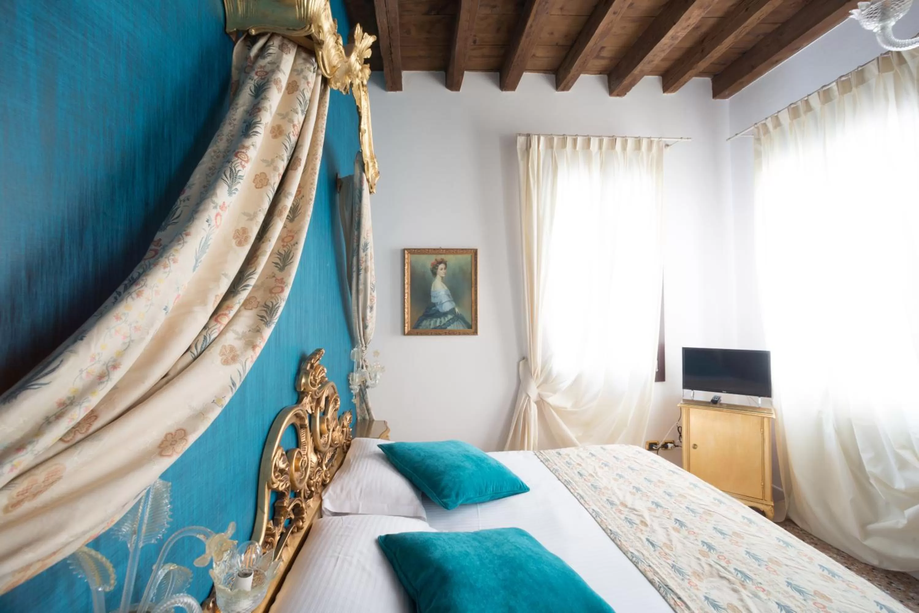 Bed in Villa Gasparini