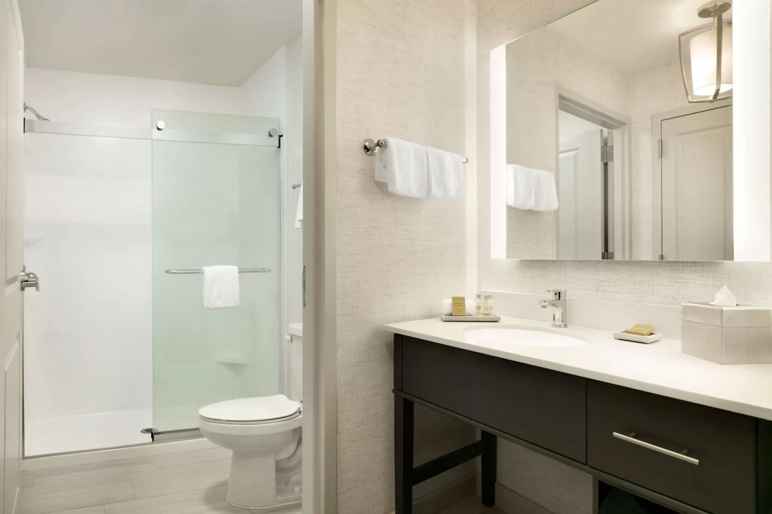 Bathroom in Homewood Suites By Hilton Arlington Rosslyn Key Bridge