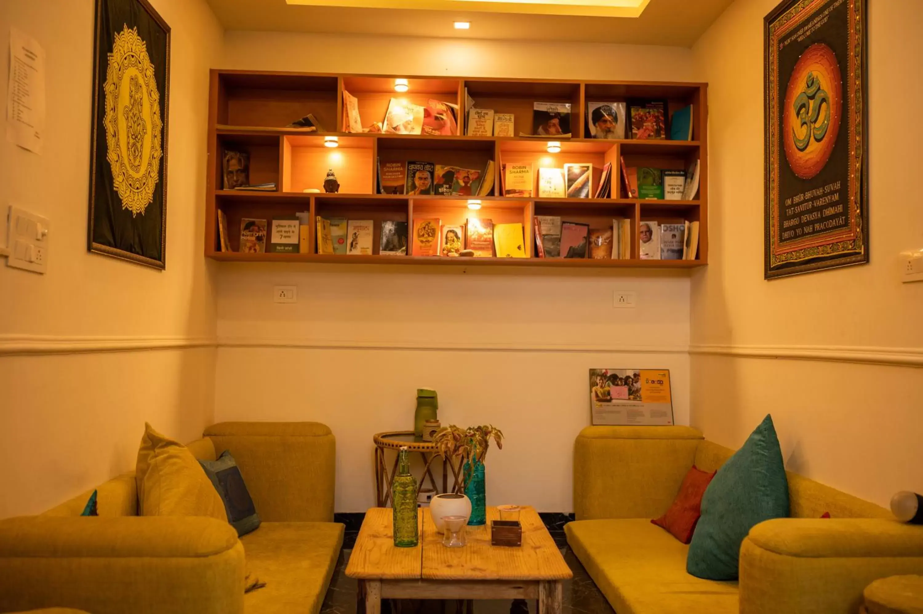 Living room in Hotel The Moksham Living room in Hotel The Moksham