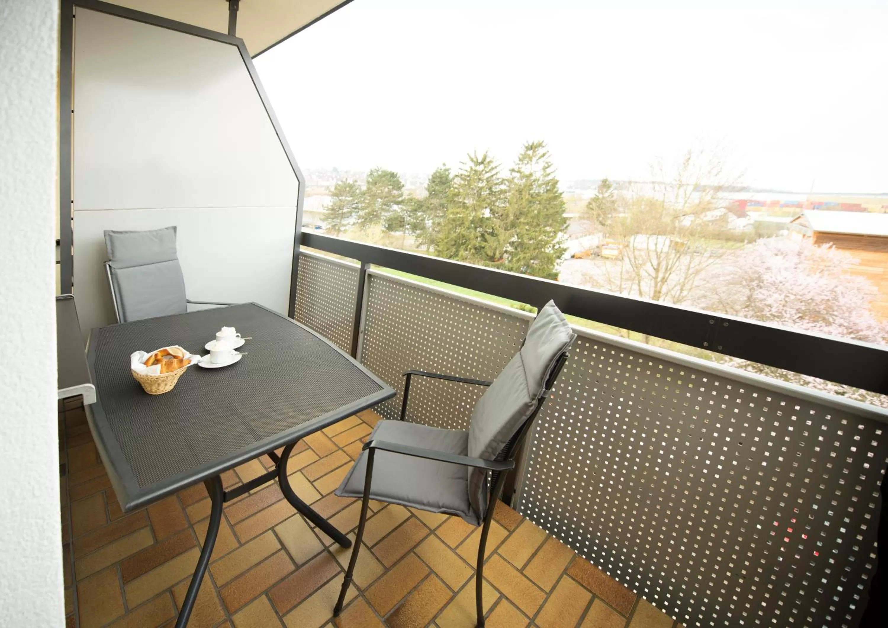Balcony/Terrace in Stadthotel Giengen