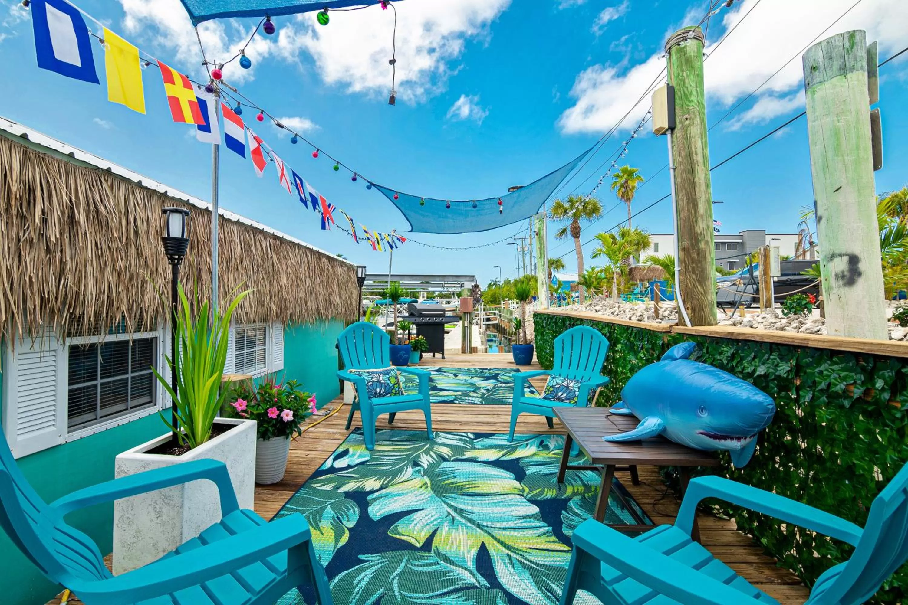 Seating area in Latitude 26 Waterfront Resort and Marina
