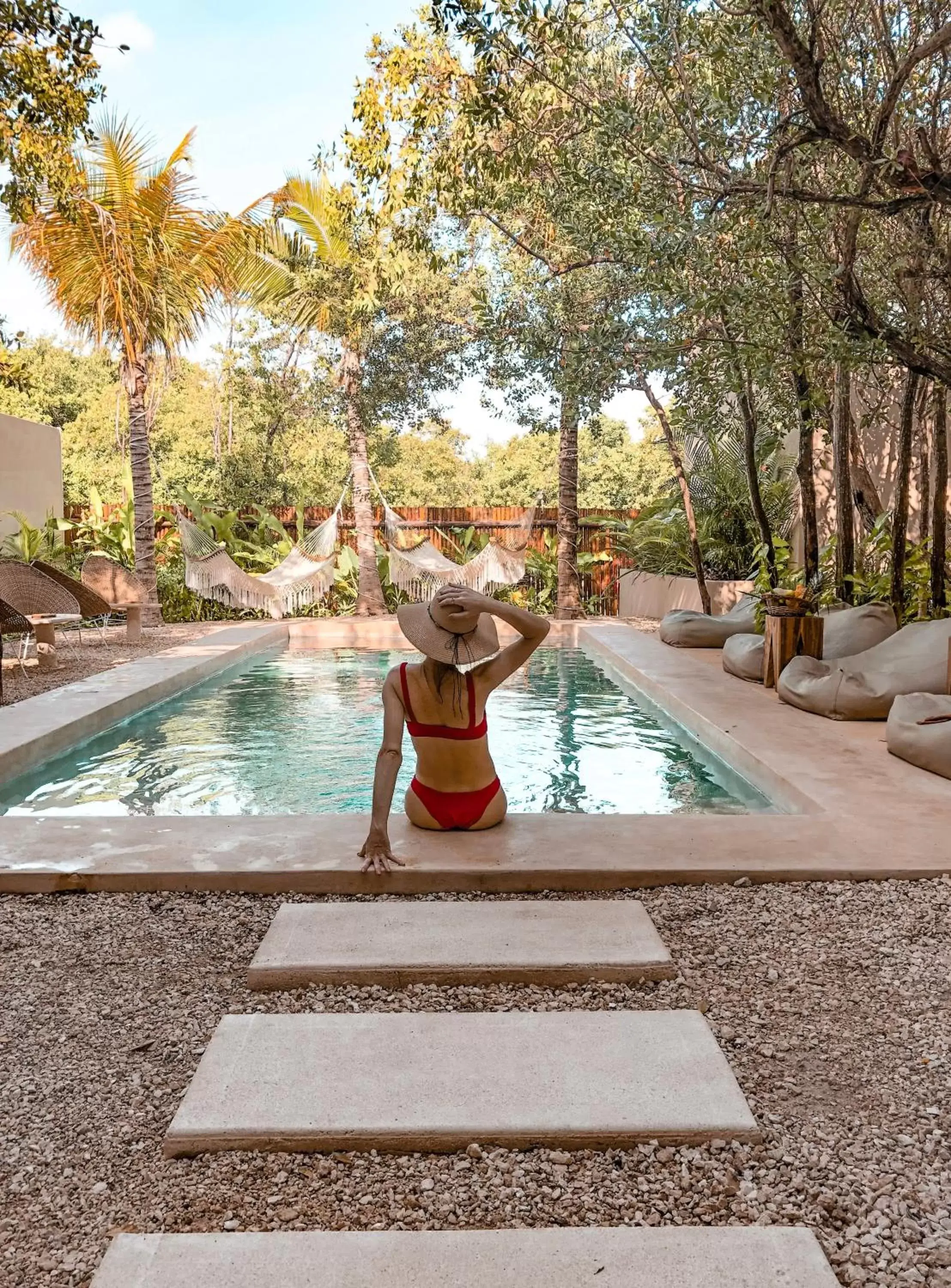 Swimming pool in Mereva Tulum Swimming pool in Mereva Tulum