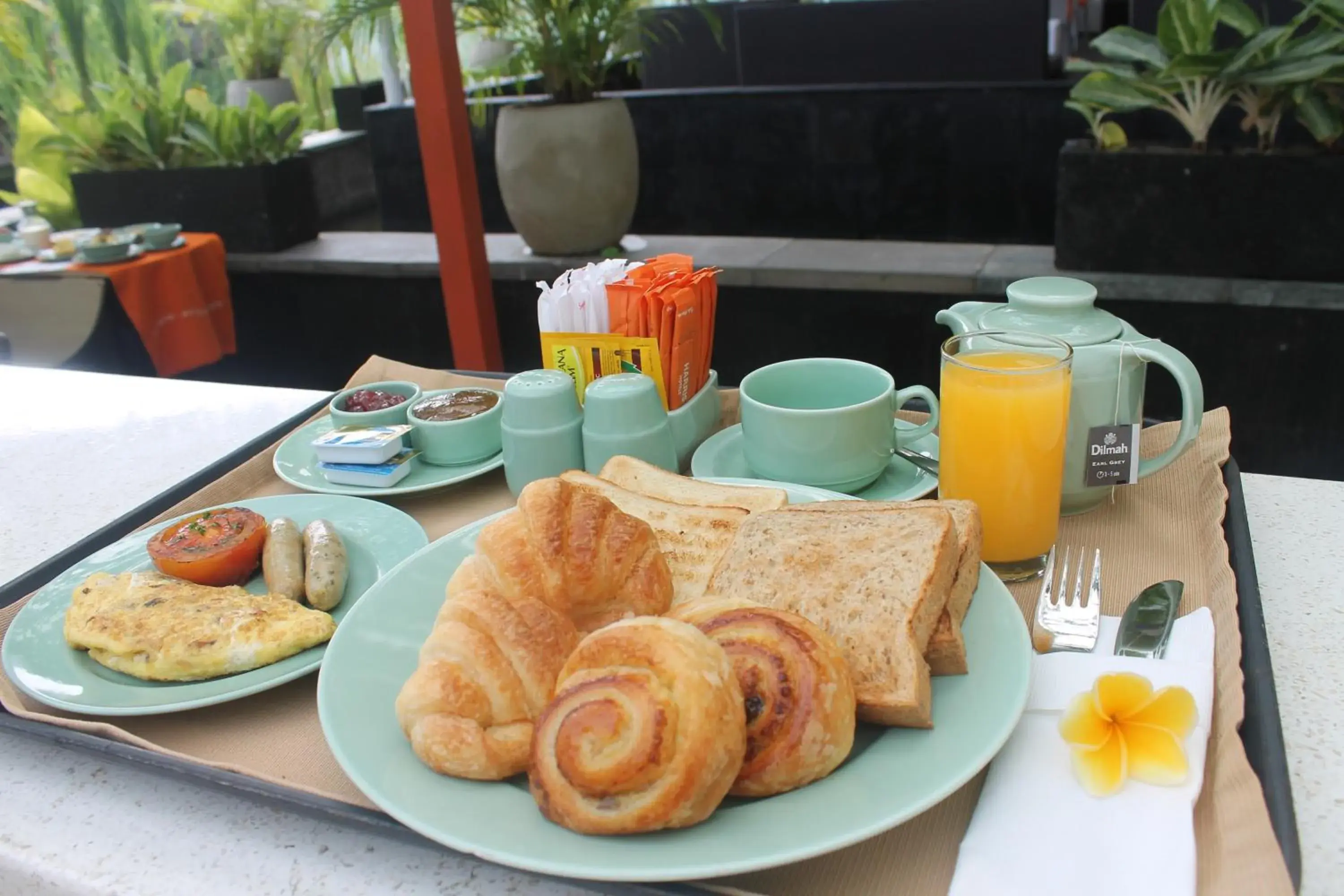 Breakfast in HOTEL and RESIDENCES Riverview Kuta - Bali (Associated HARRIS)