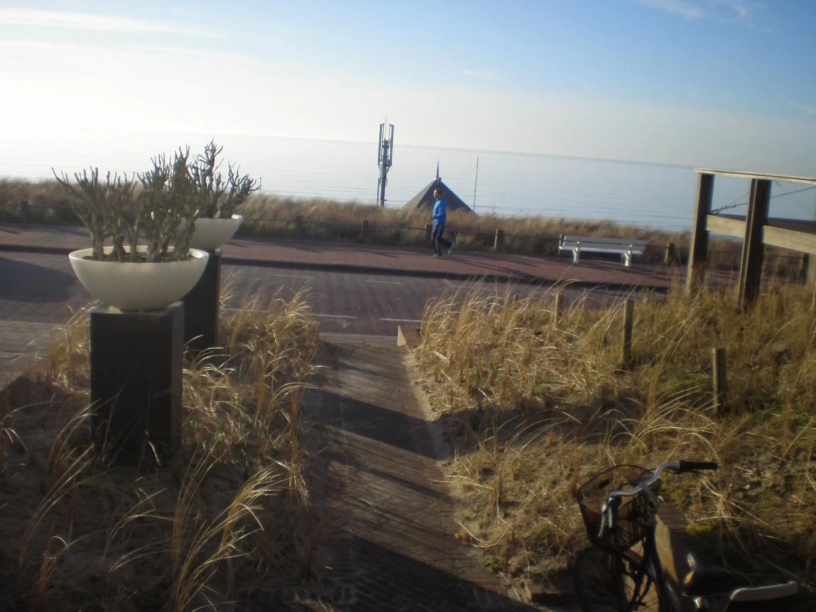 Sea view in B&B Zeespiegel