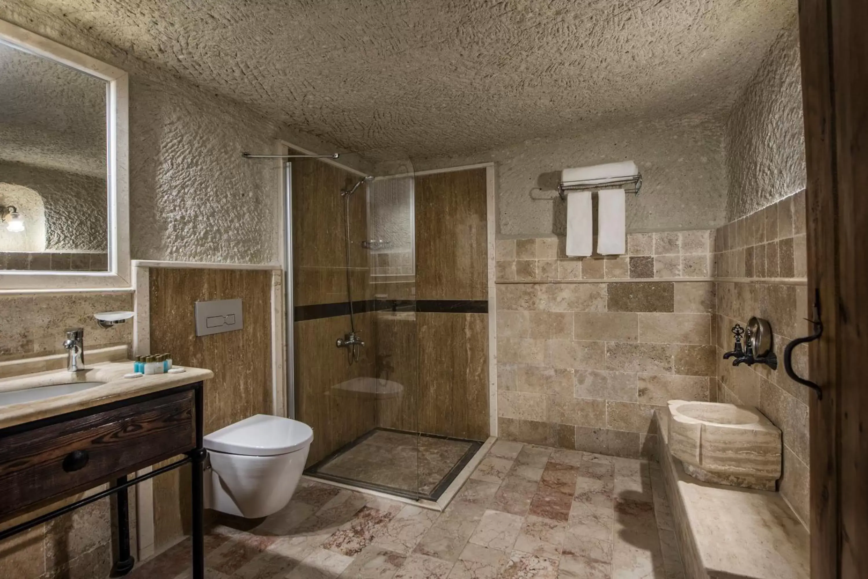 Bathroom in Aydinli Cave Hotel