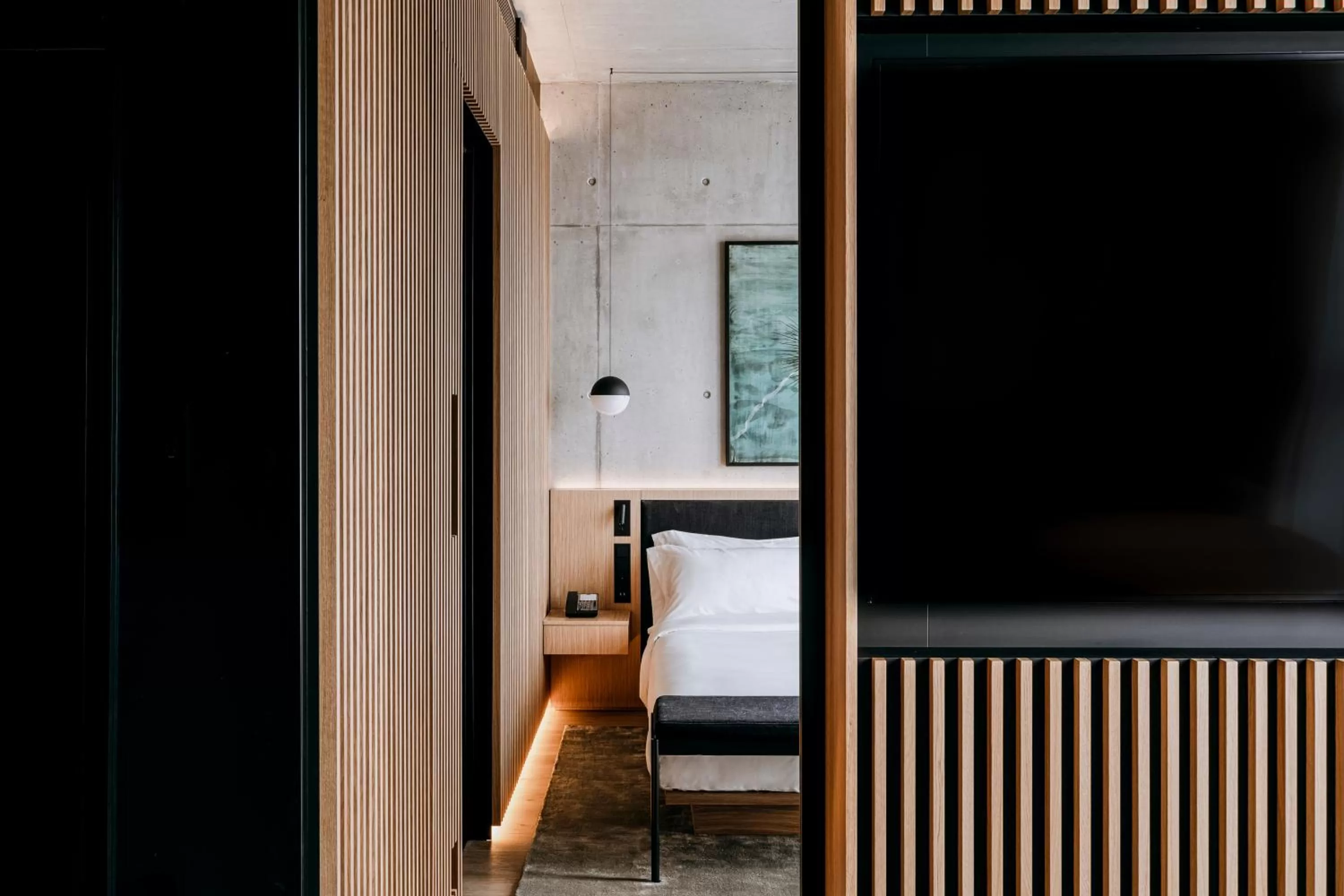 Decorative detail in Nobu Hotel Warsaw