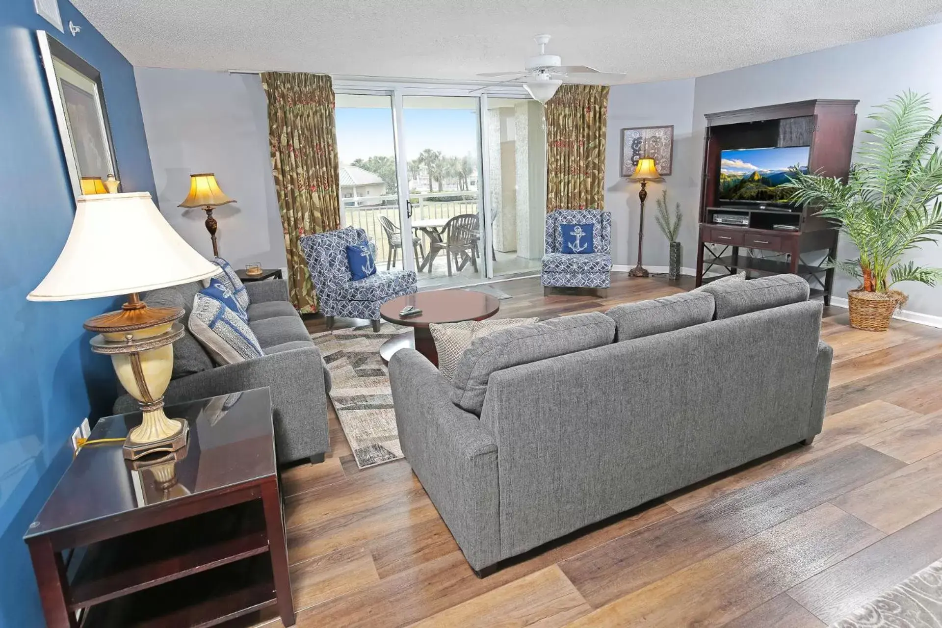Living room, Seating Area in Barefoot Resort Golf & Yacht Club Villas