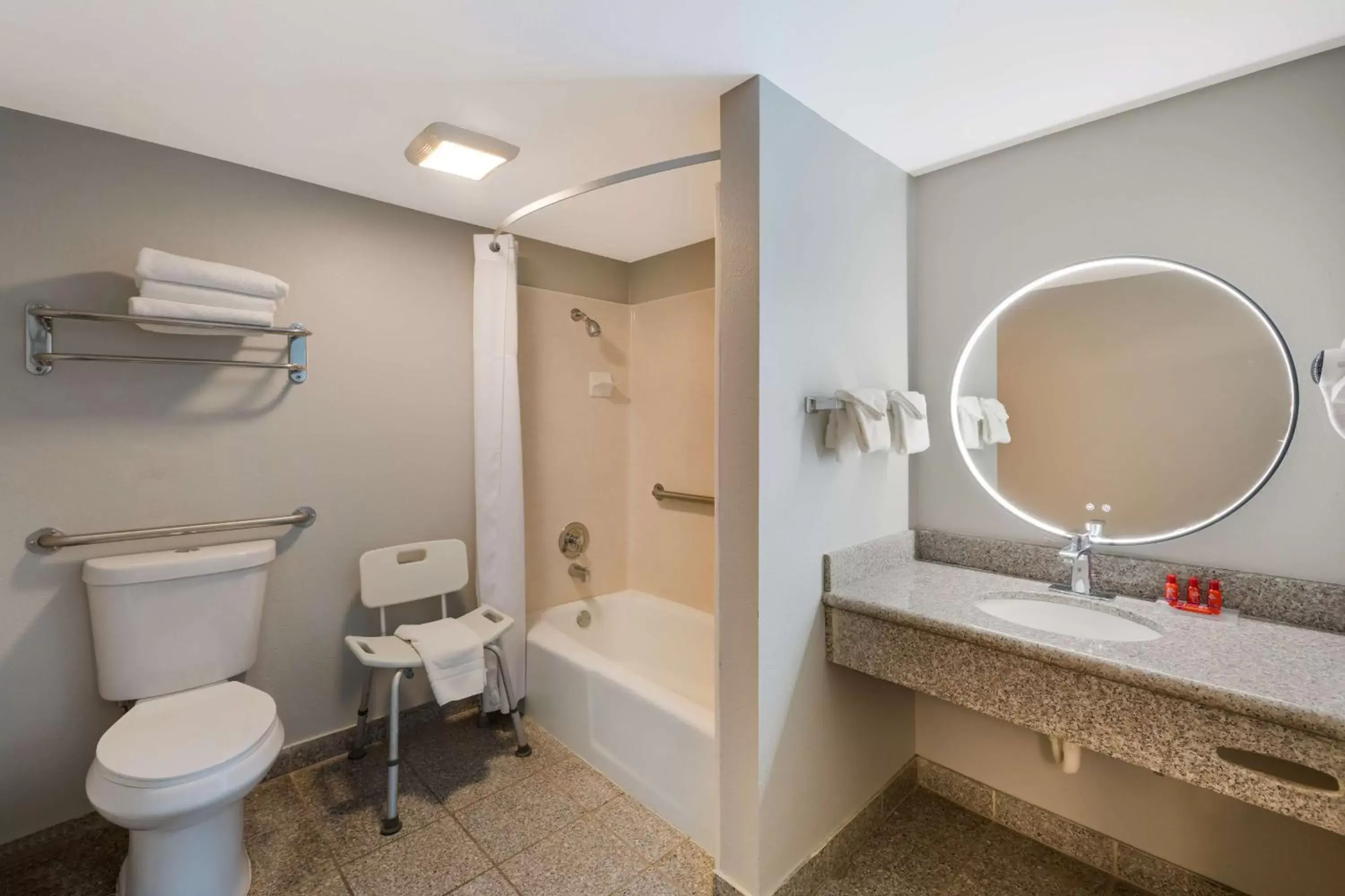 Bathroom in Pacific Coast Roadhouse - SureStay Collection by Best Western