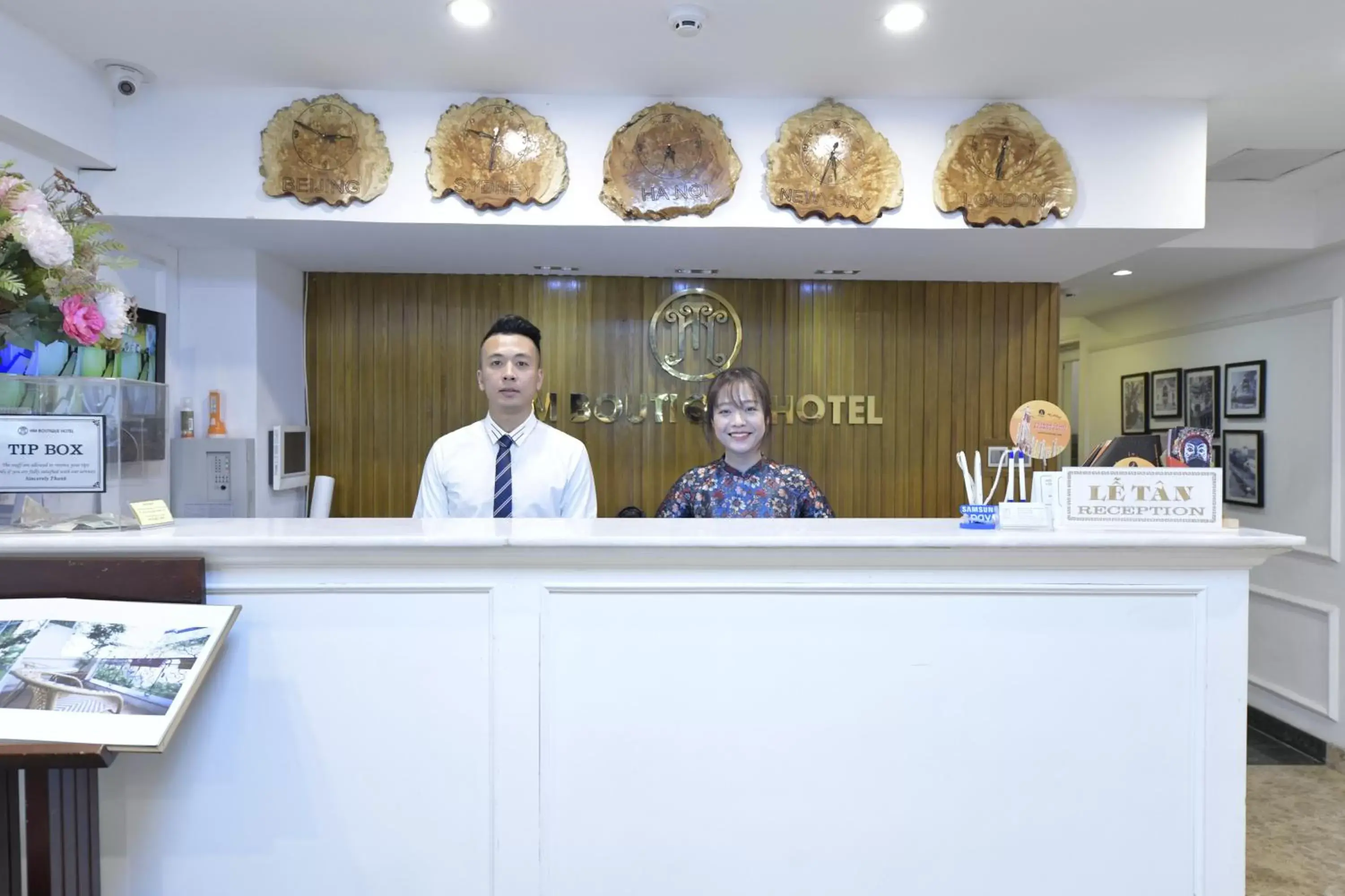 Staff in Hanoi HM Boutique Hotel