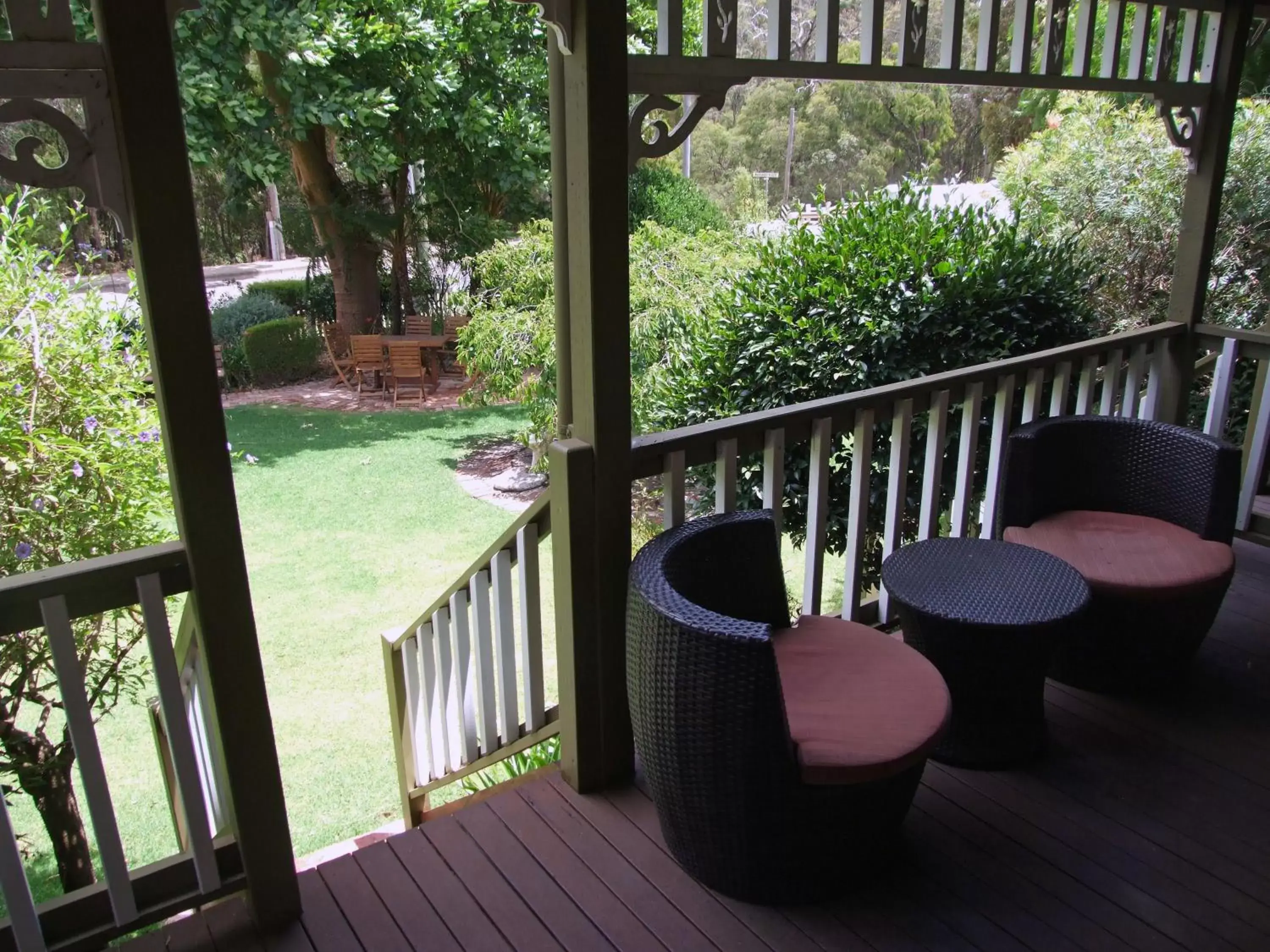 Balcony/Terrace in Adamsons Riverside Accommodation