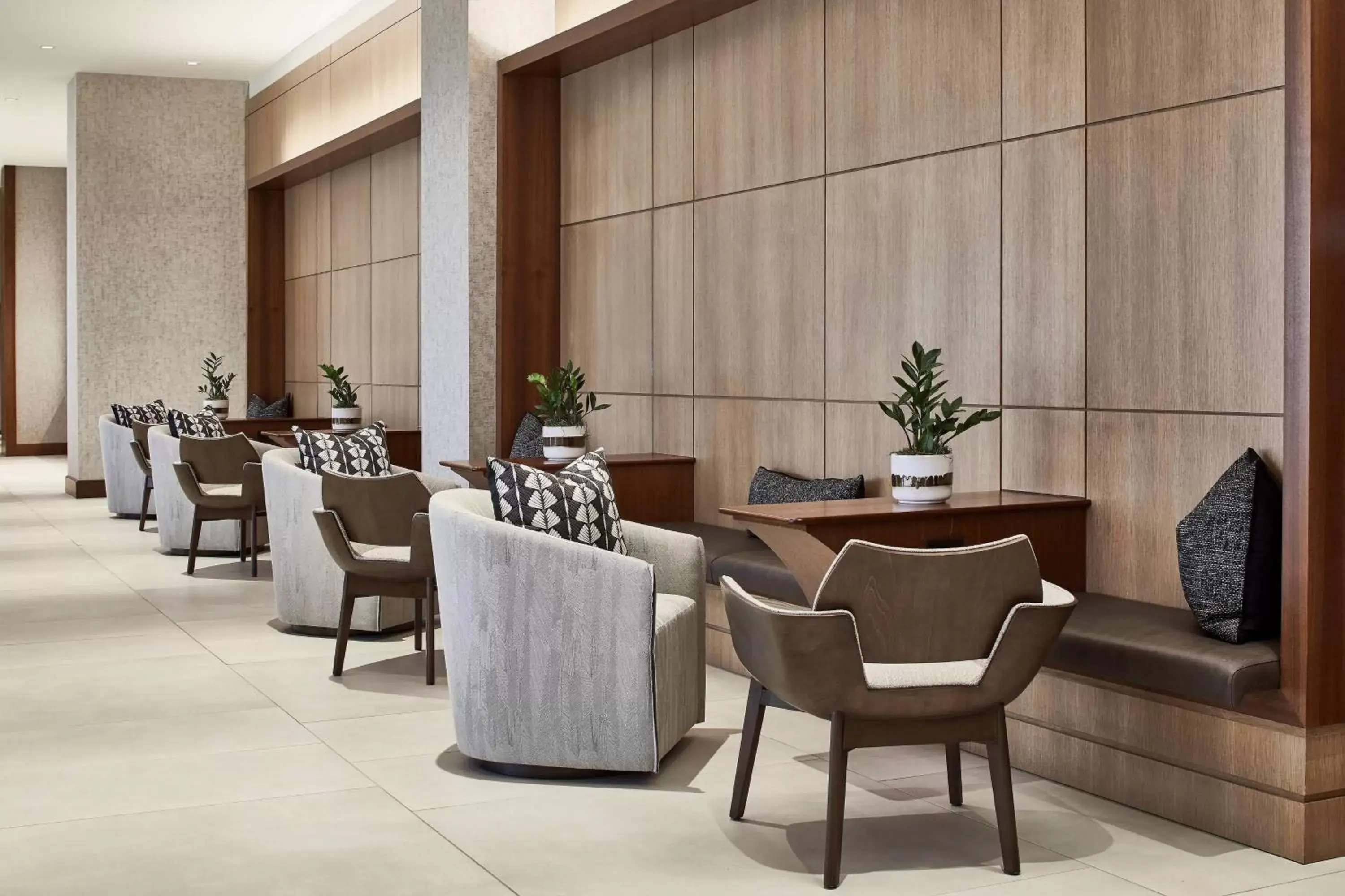 Lobby or reception in AC Hotel by Marriott Atlanta Airport Gateway