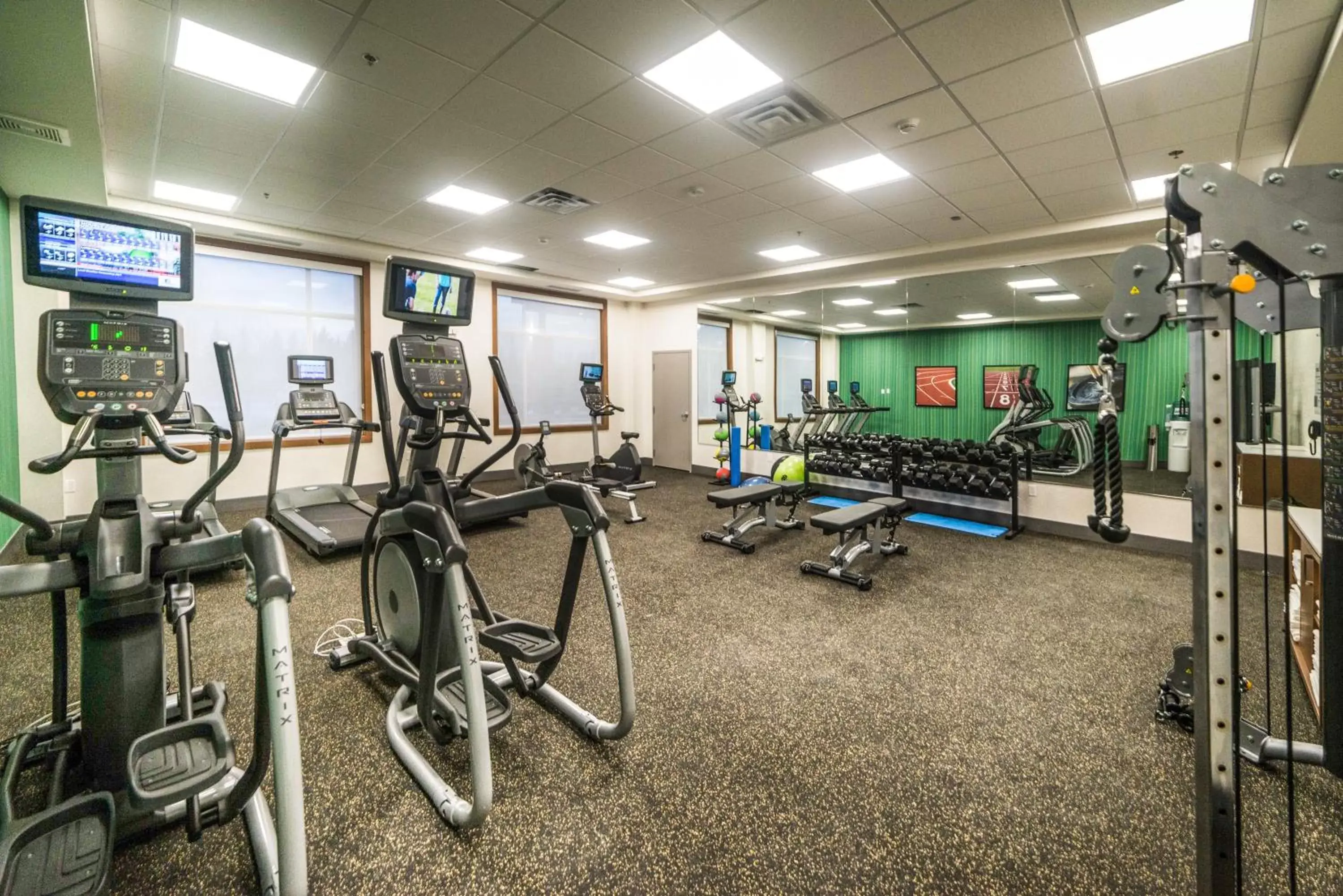 Fitness centre/facilities, Fitness Center/Facilities in Holiday Inn Express & Suites - West Edmonton-Mall Area, an IHG Hotel