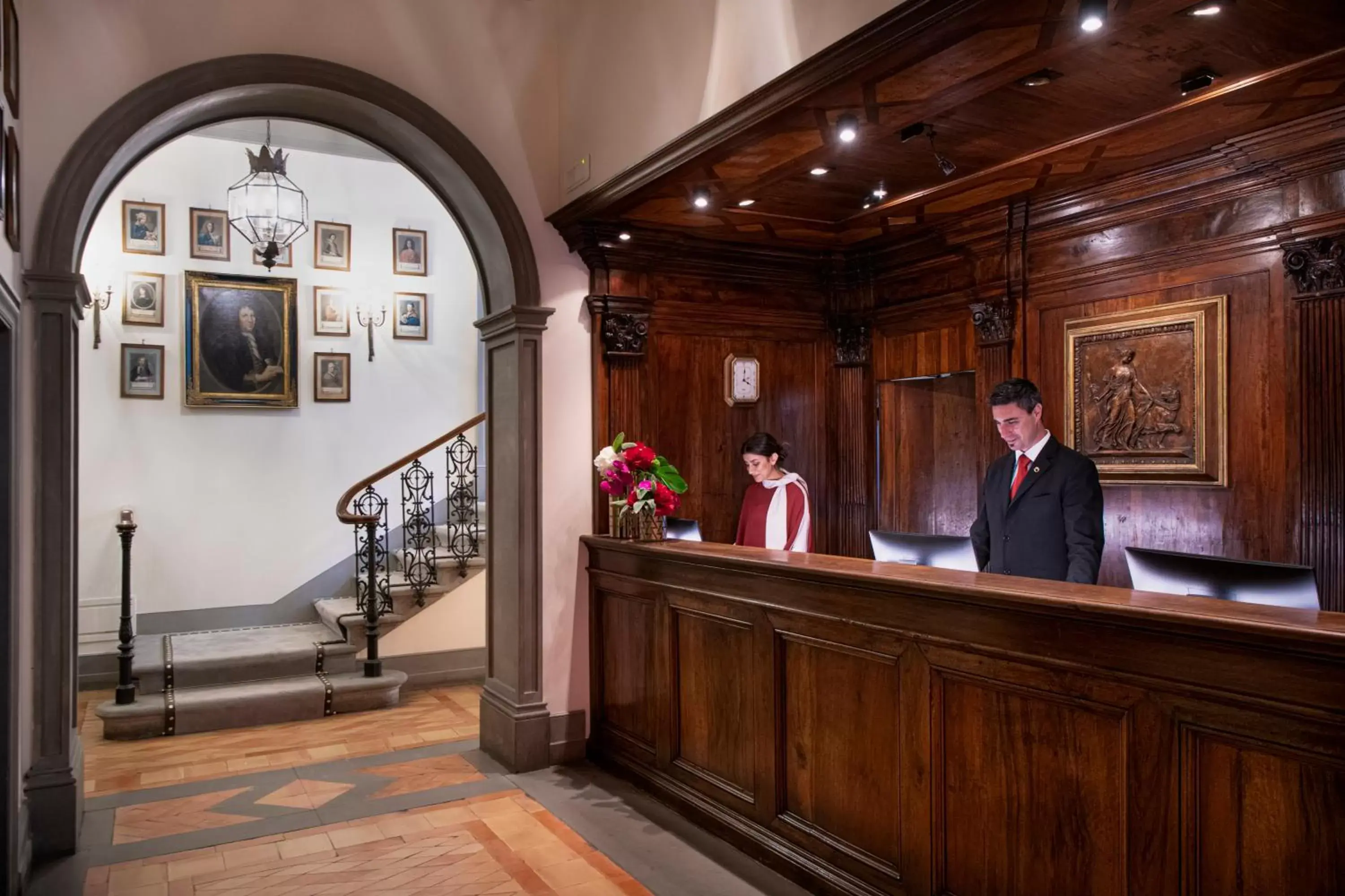 Staff, Lobby/Reception in Helvetia&Bristol Firenze – Starhotels Collezione
