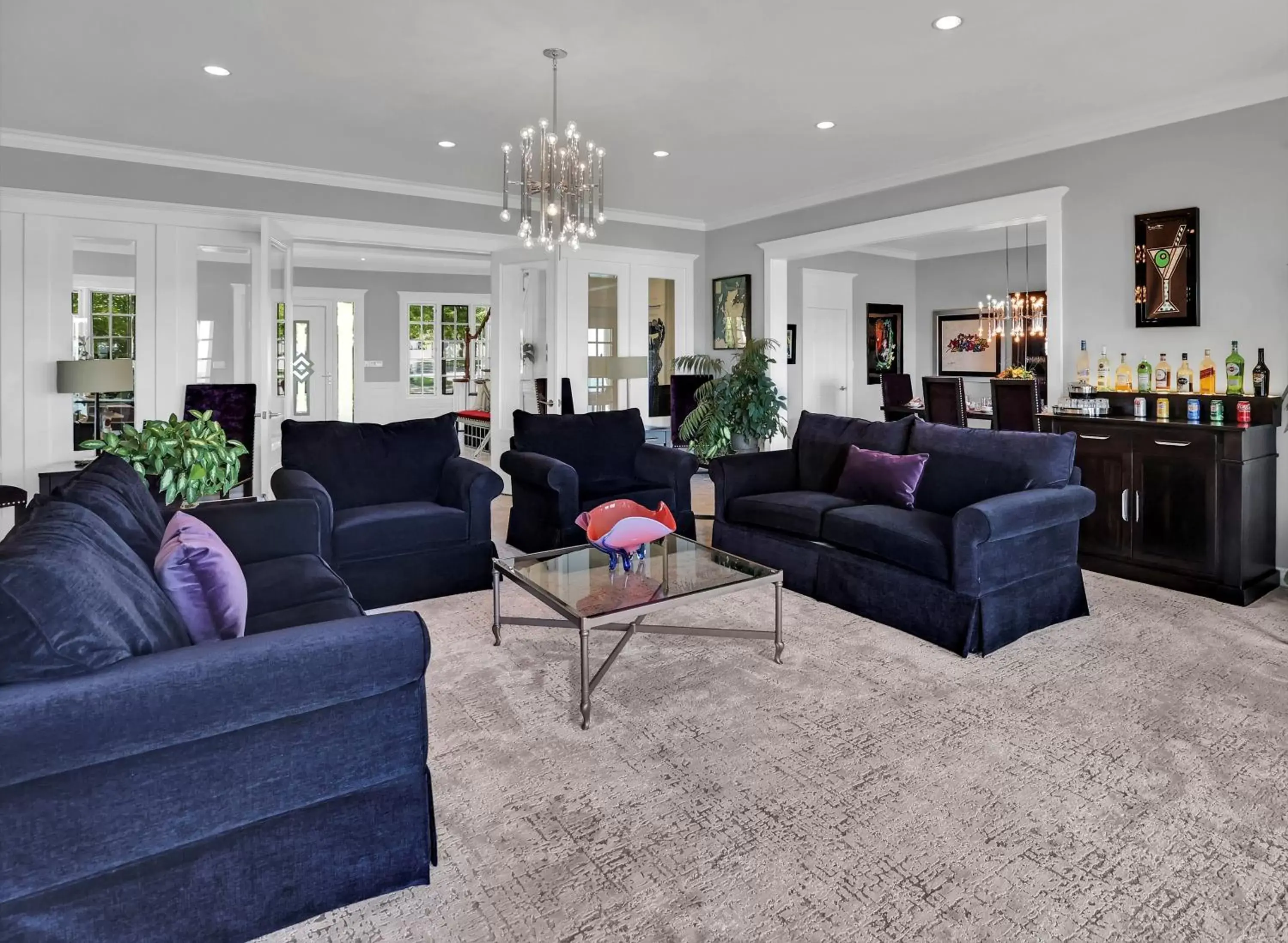 Living room, Seating Area in Somerset - A Private Retreat