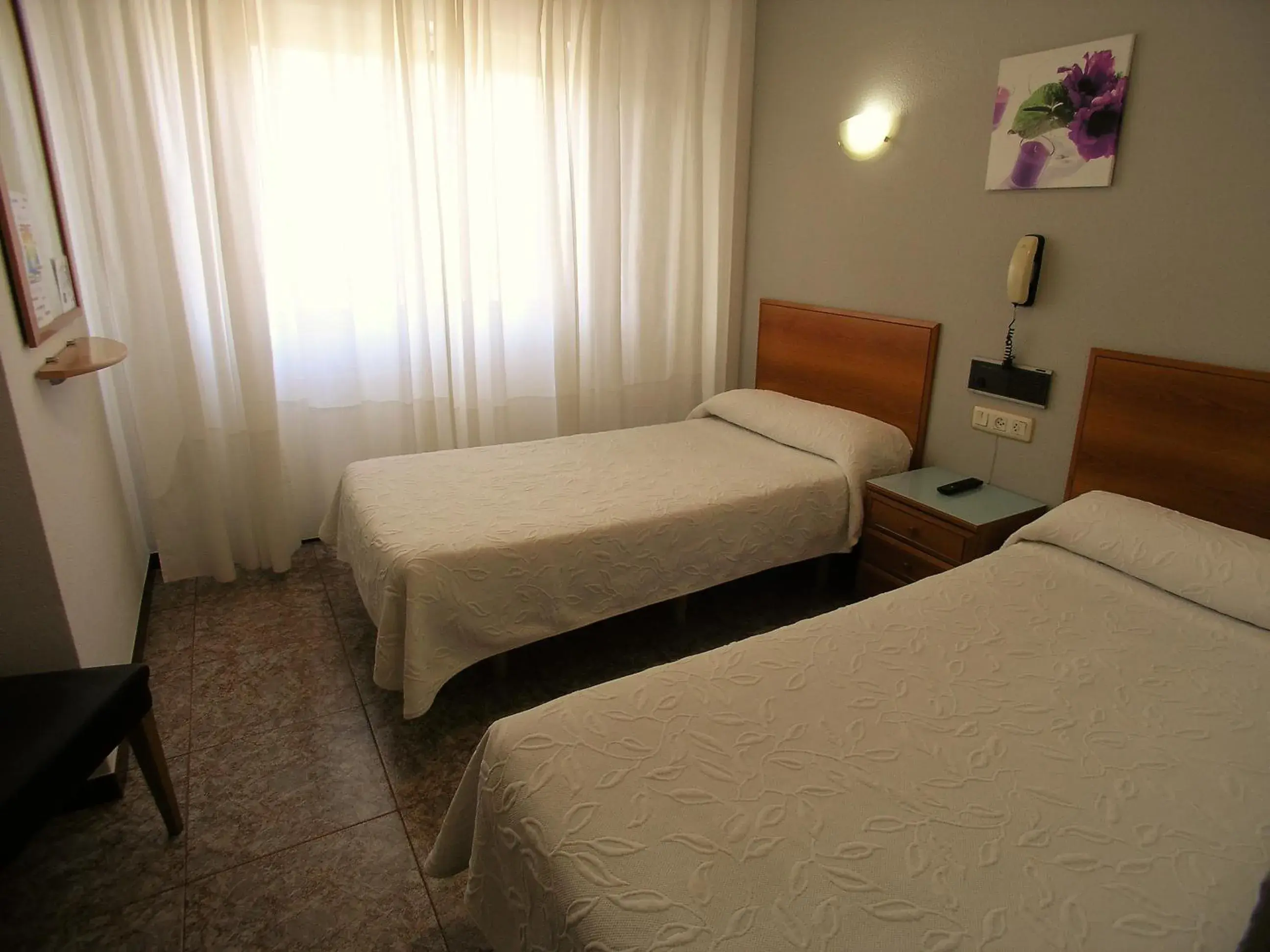 Bed in Hotel Gorbea