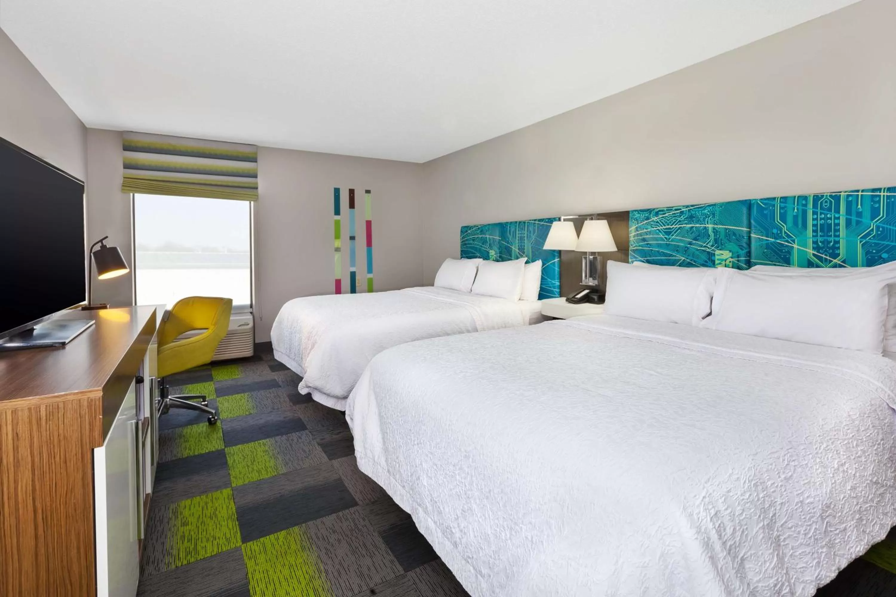 Double Room with Two Double Beds - Hearing Accessible  in Hampton Inn Marysville