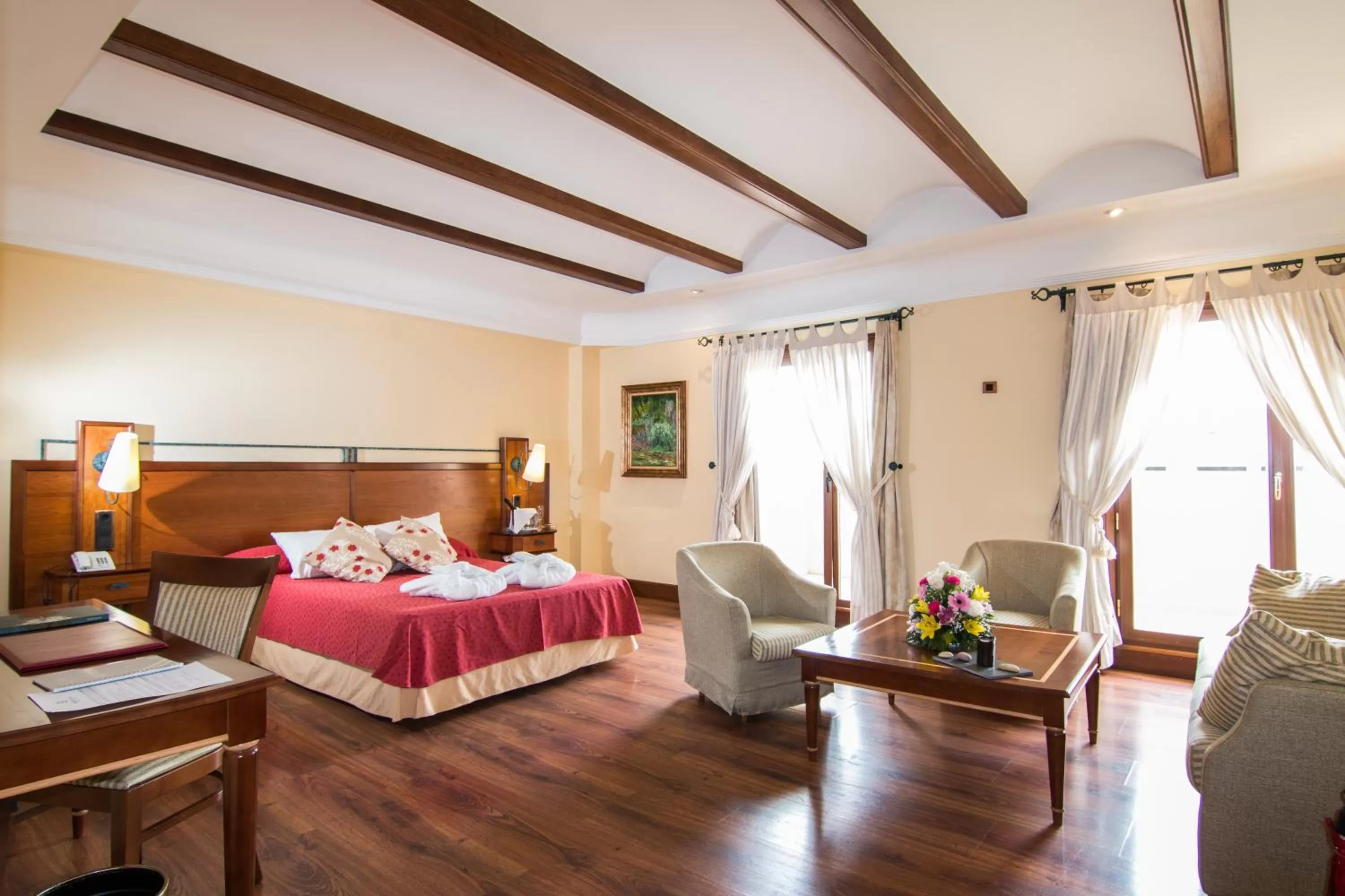 Bedroom, Bed in Hotel Abades Guadix