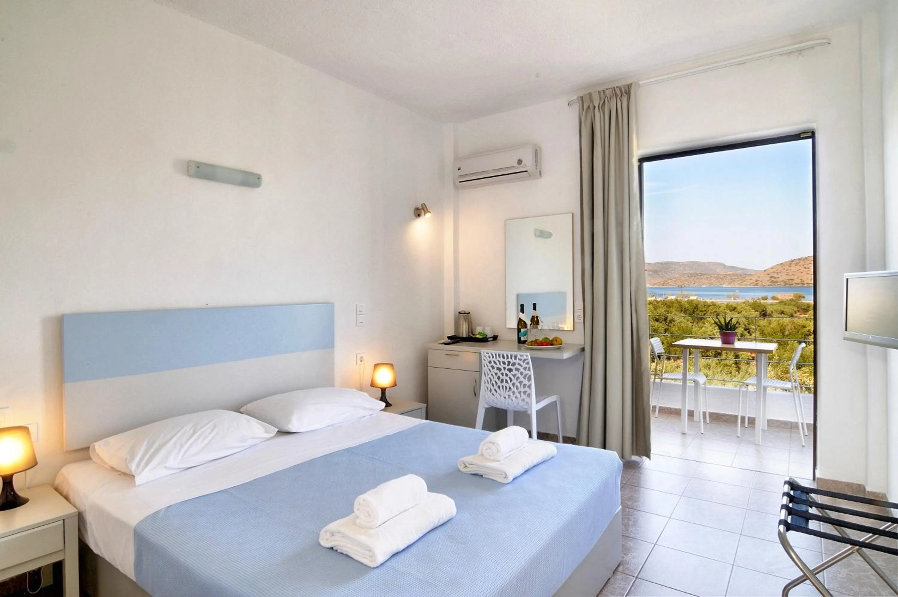 Family Room with Sea View in Elounda Krini Hotel