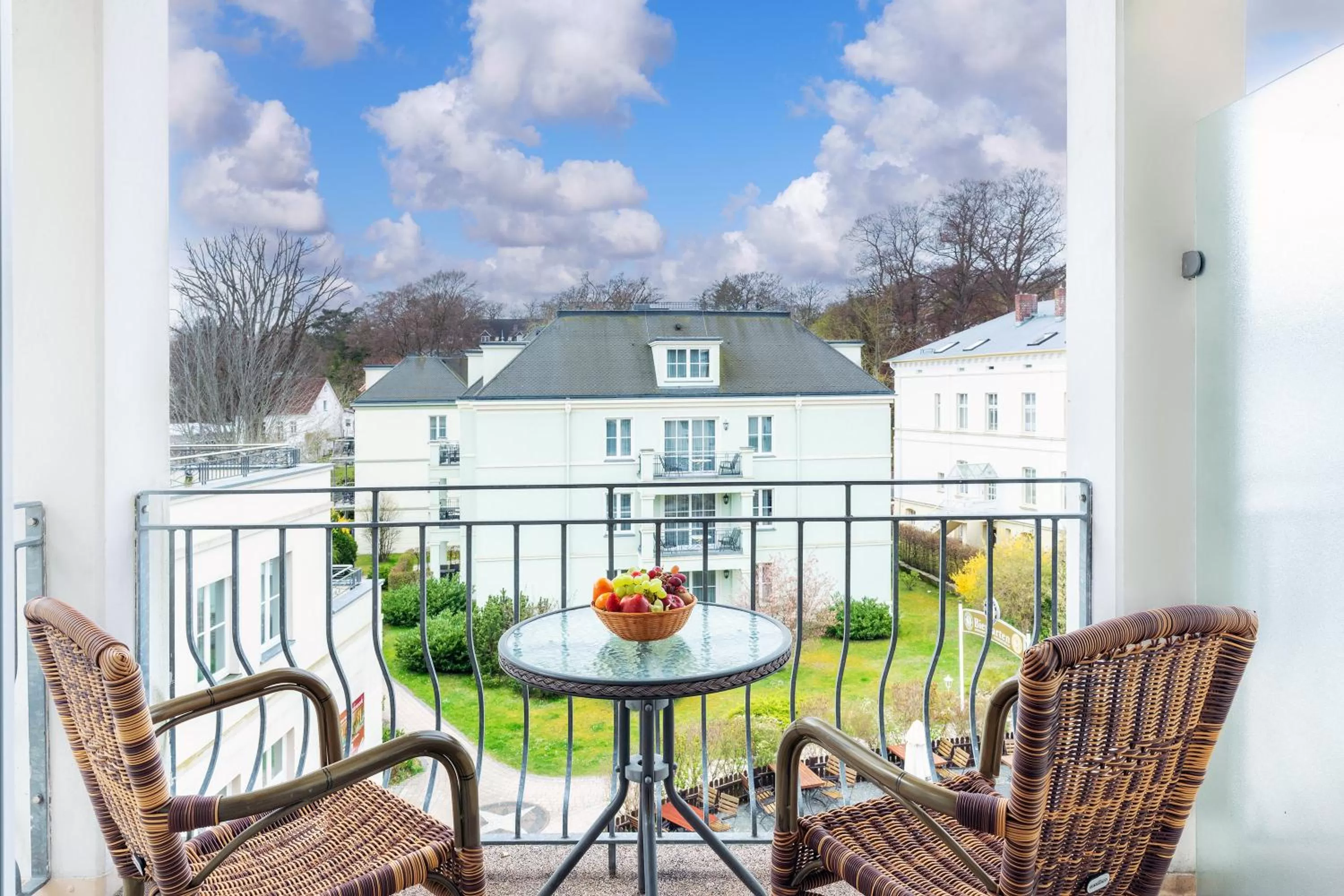 Patio in SEETELHOTEL Pommerscher Hof das Wellnesshotel im Herzen der Kaiserbäder mit direktem Zugang zur Wellnessoase Shehrazade