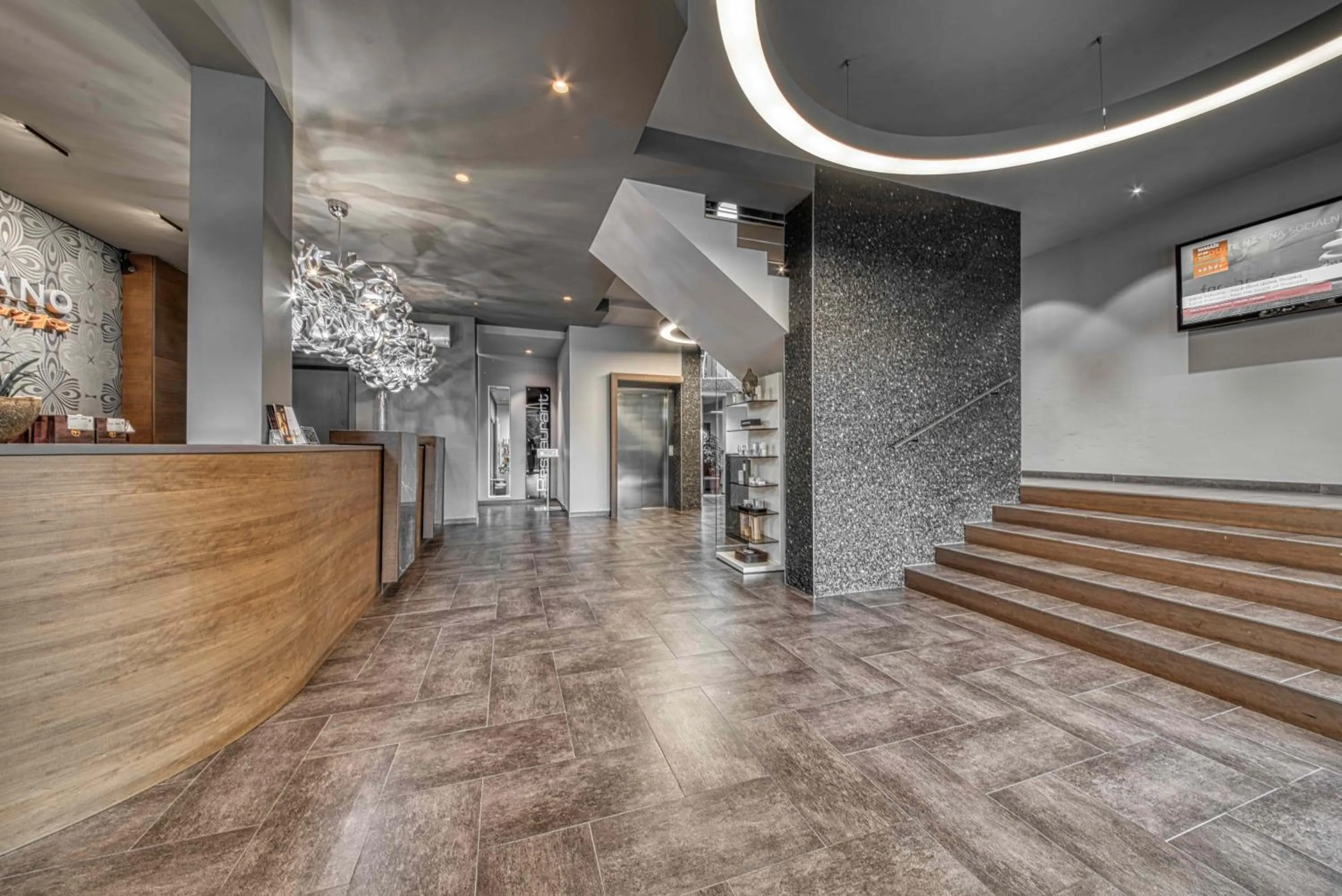 Lobby or reception in Volcano Spa Hotel