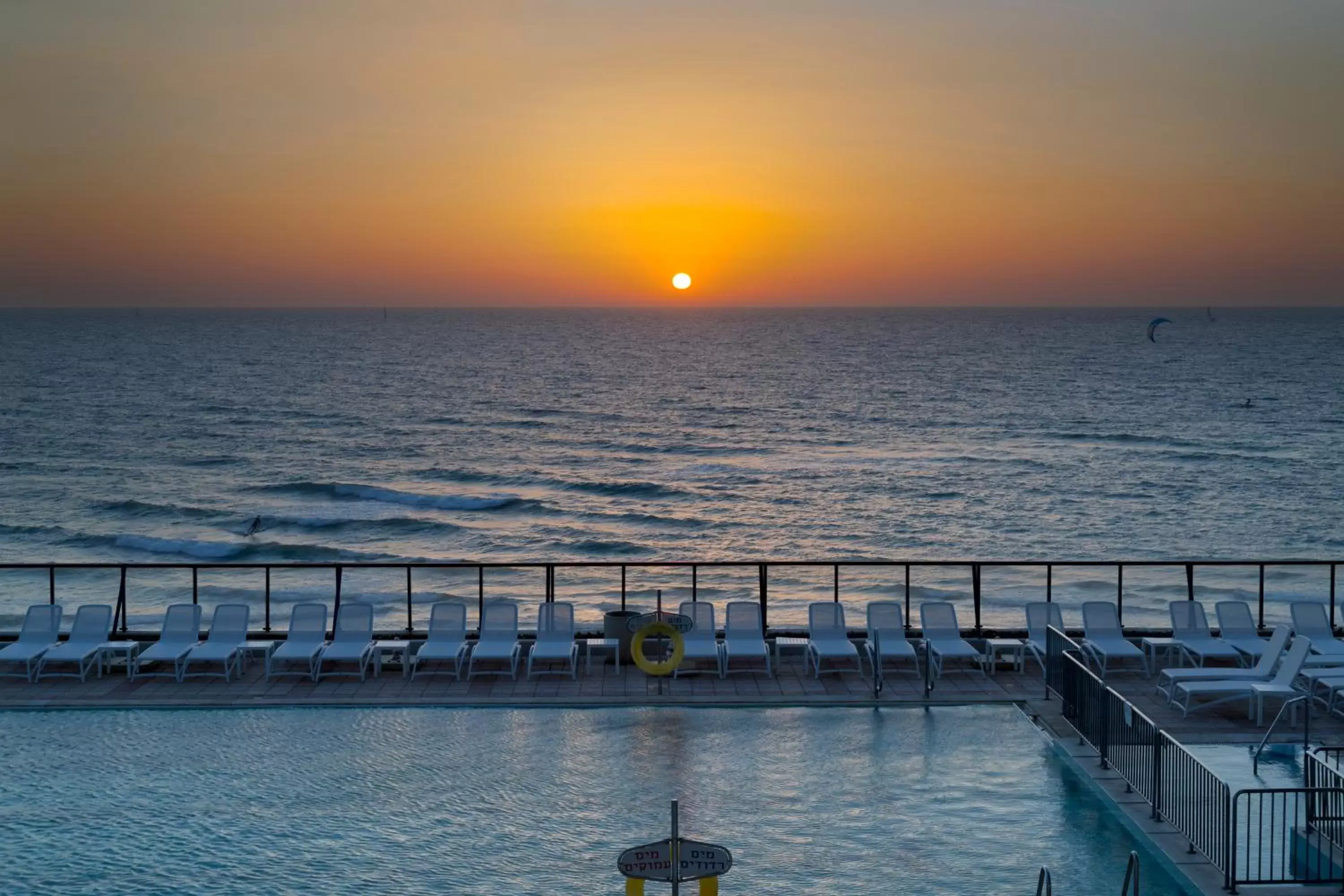 Swimming Pool in Herbert Samuel Okeanos Suites Herzilya