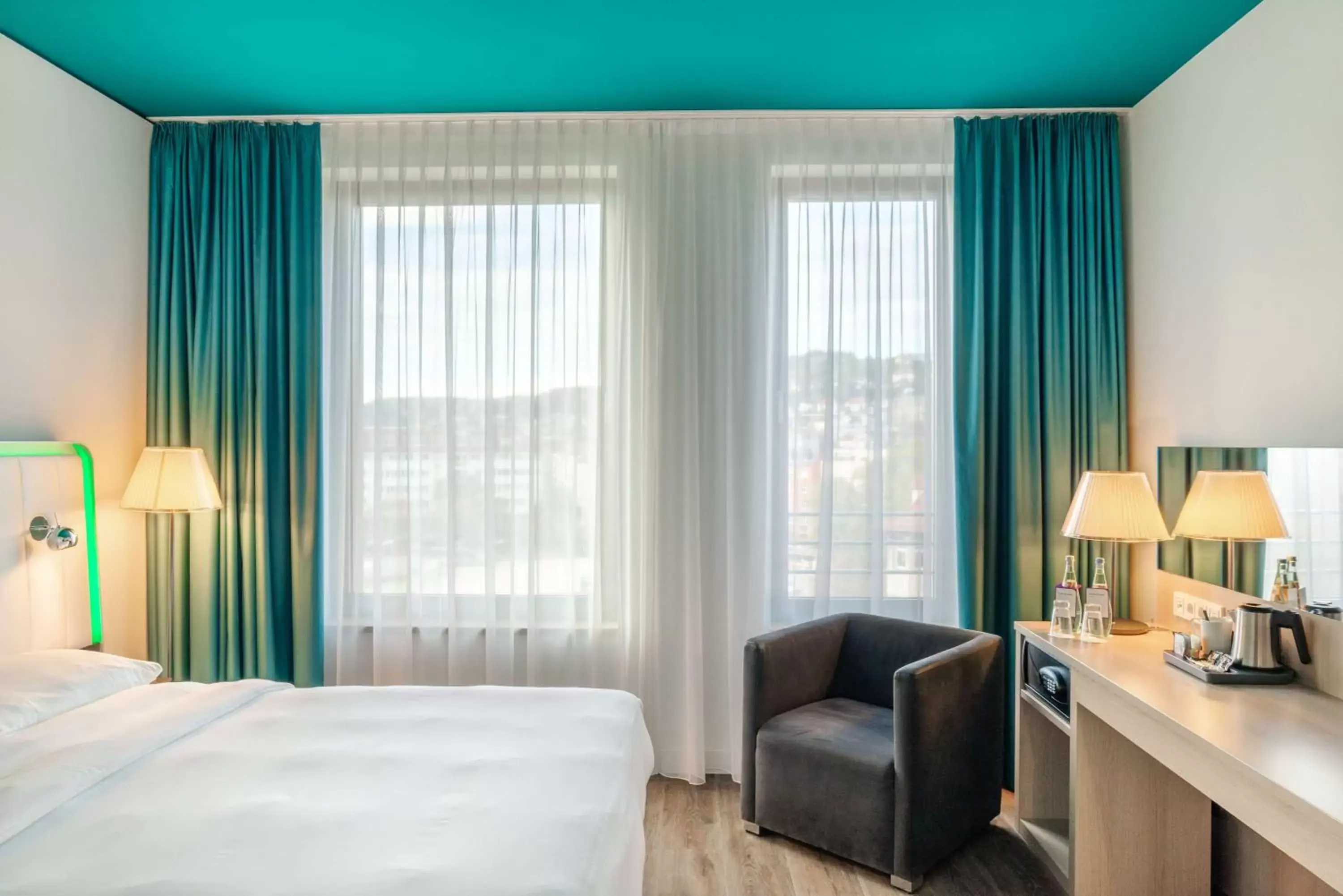 Bedroom in Park Inn by Radisson Stuttgart