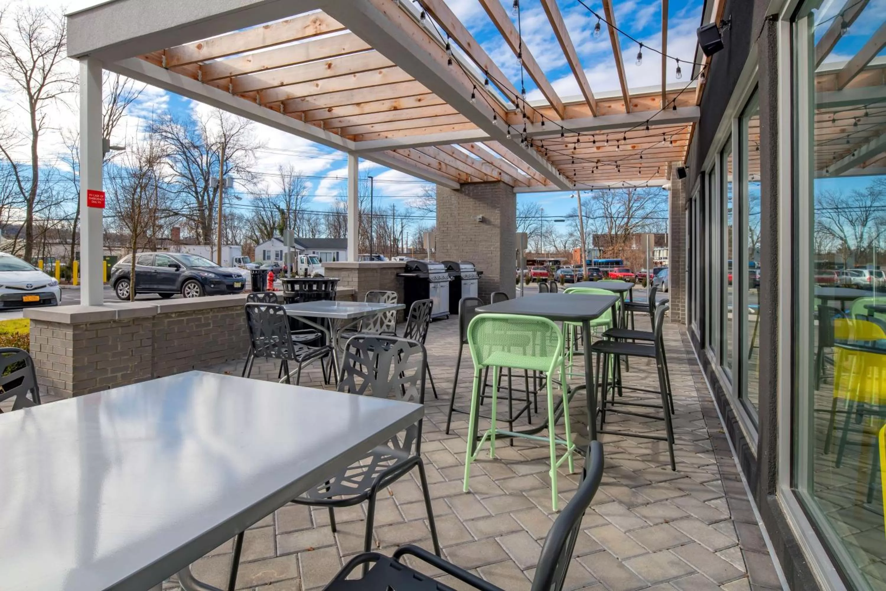 Patio in Home2 Suites By Hilton Wayne, NJ