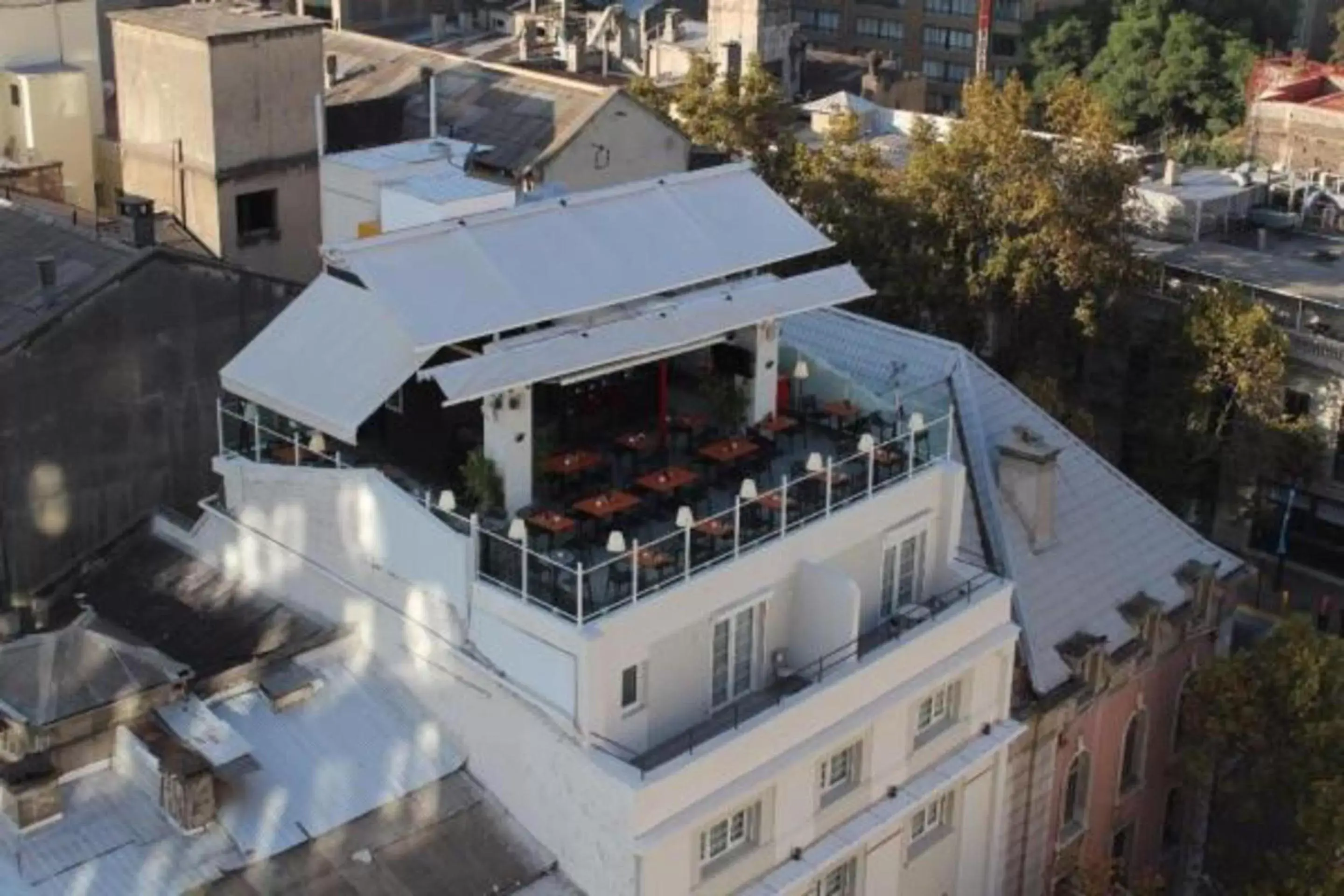 Balcony/Terrace, Bird's-eye View in Hotel Sommelier Boutique