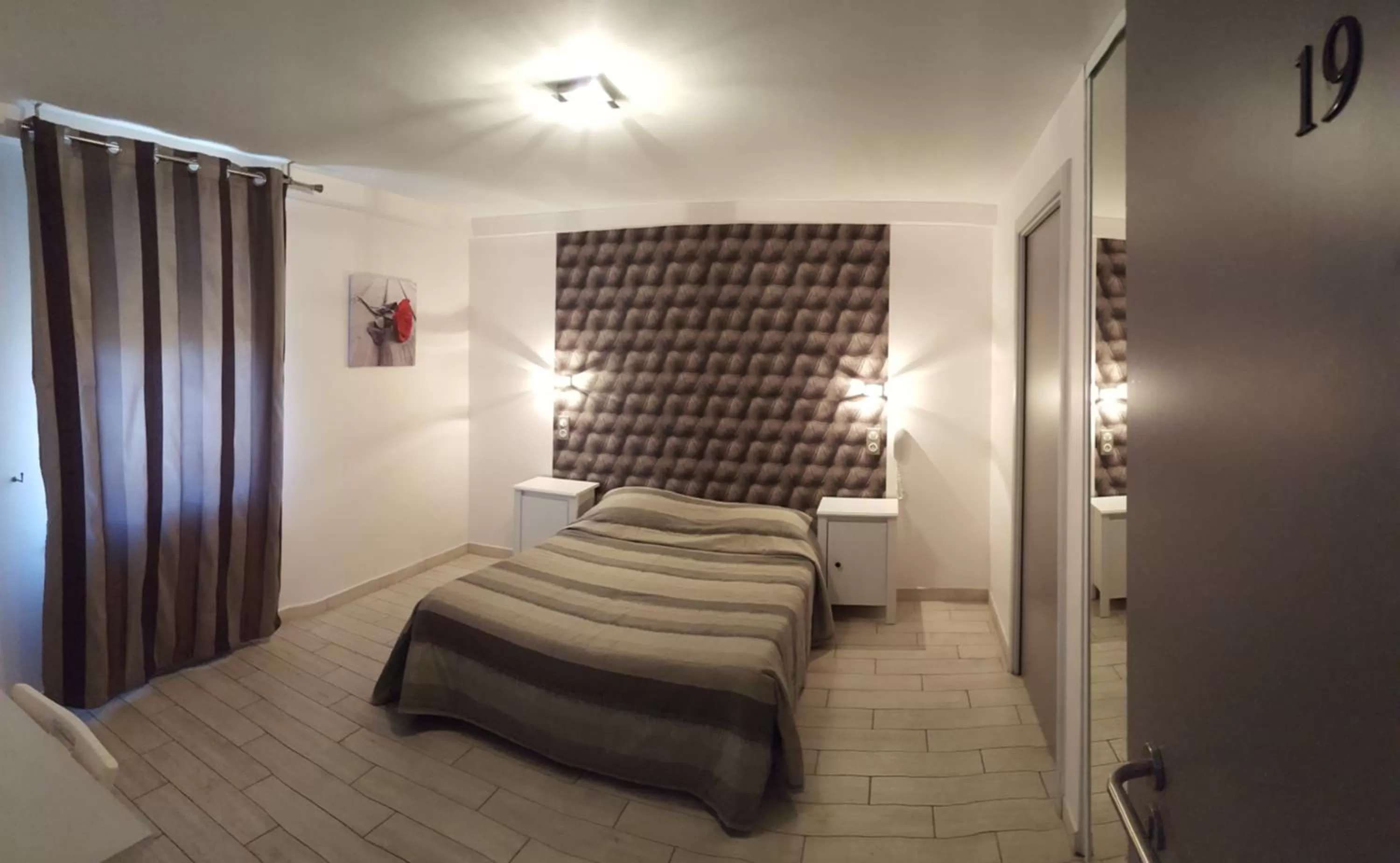 Bed in Hôtel restaurant et pension soirée étape Bel Air