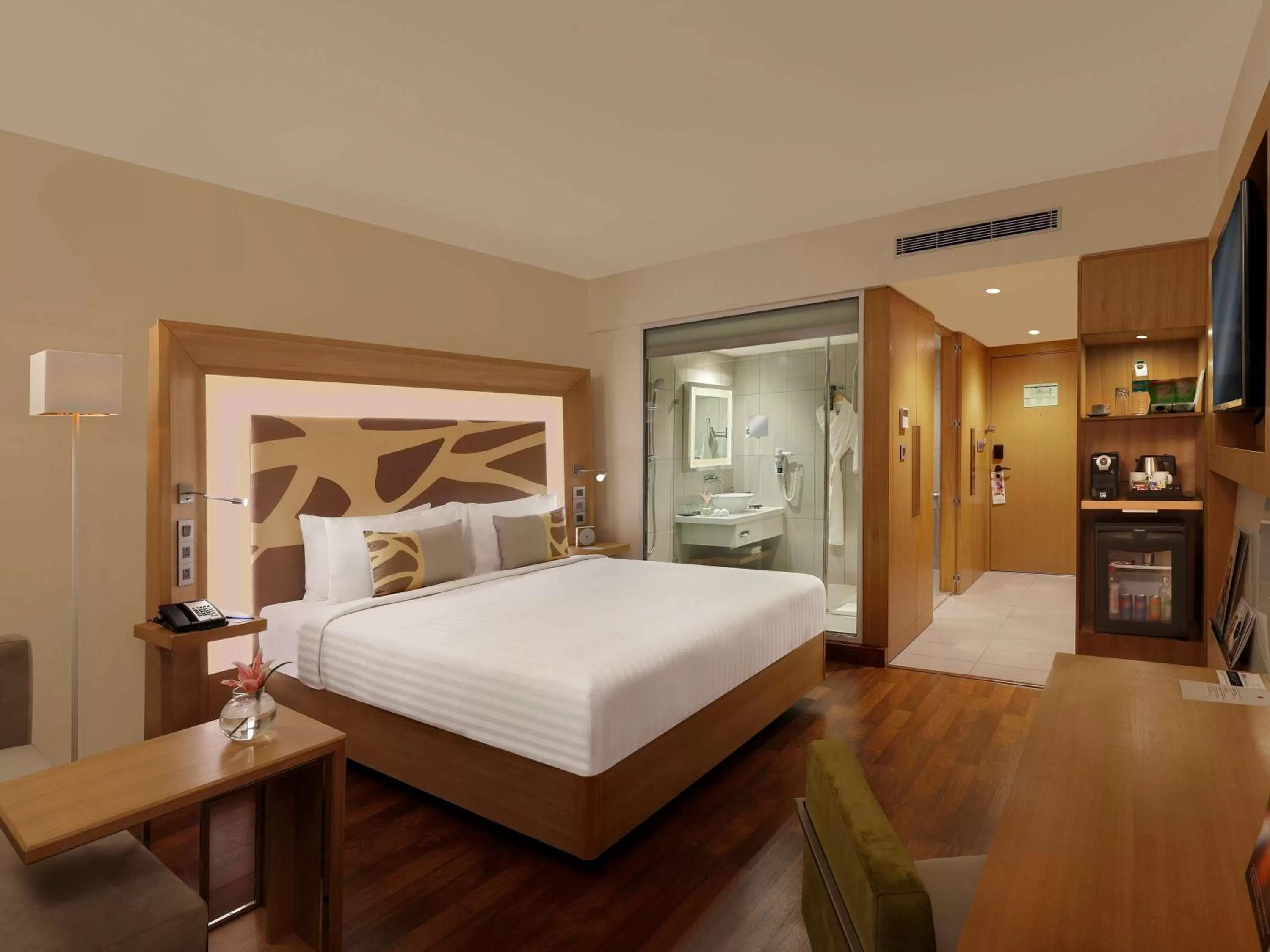 Photo of the whole room, Bed in Novotel Chennai OMR