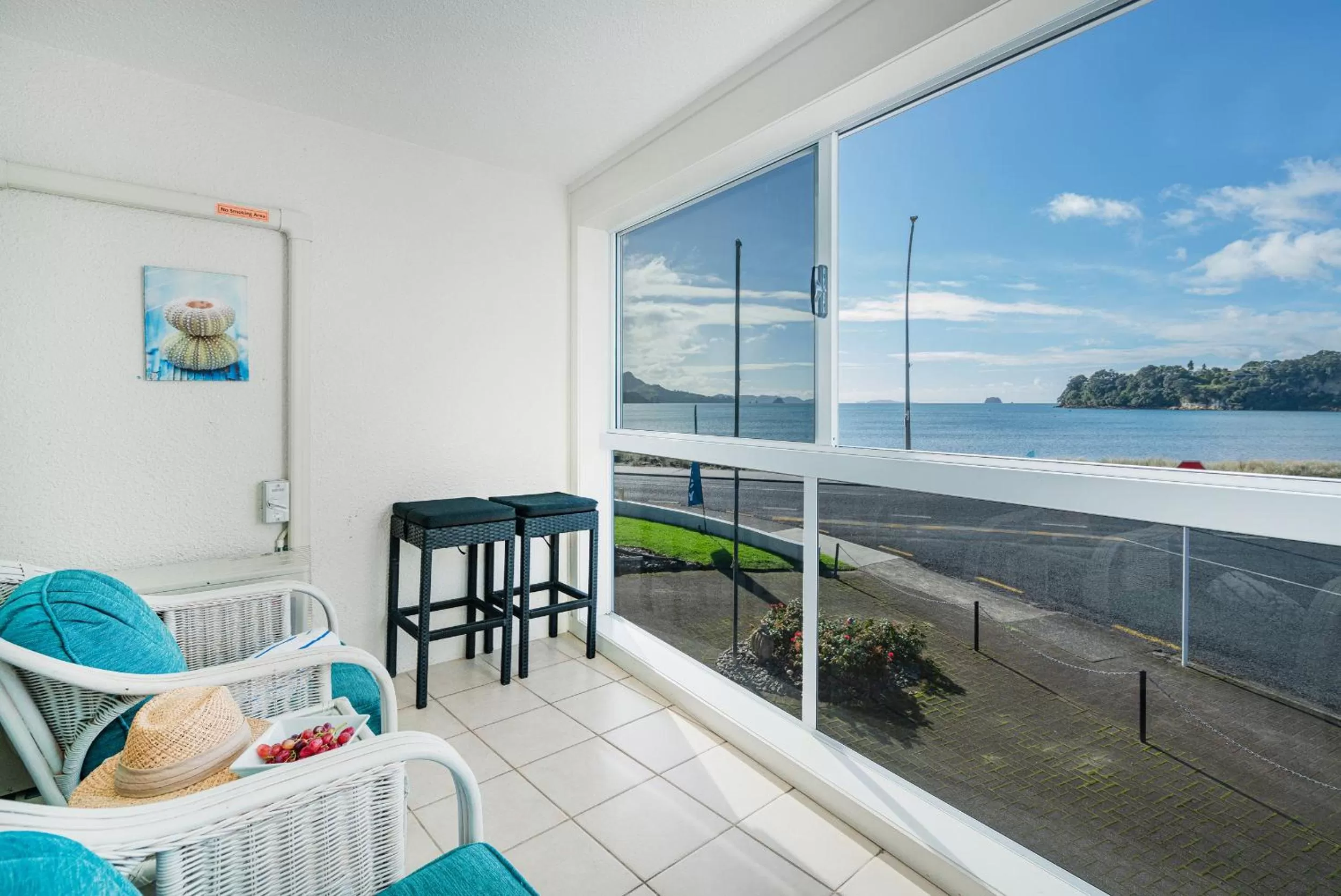 Balcony/Terrace in Waterfront Apartments Whitianga