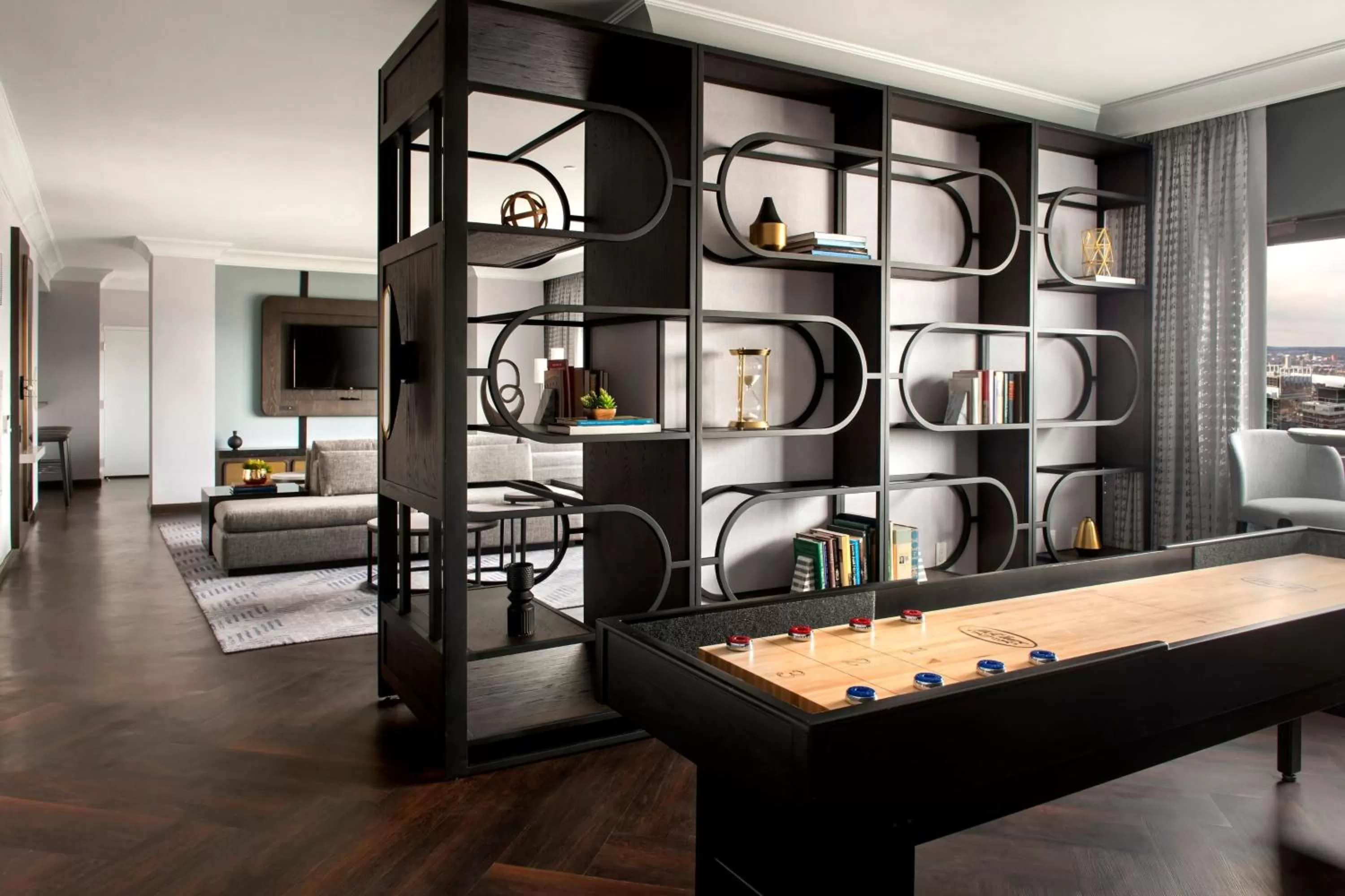 Living room, Bed in Boston Marriott Copley Place