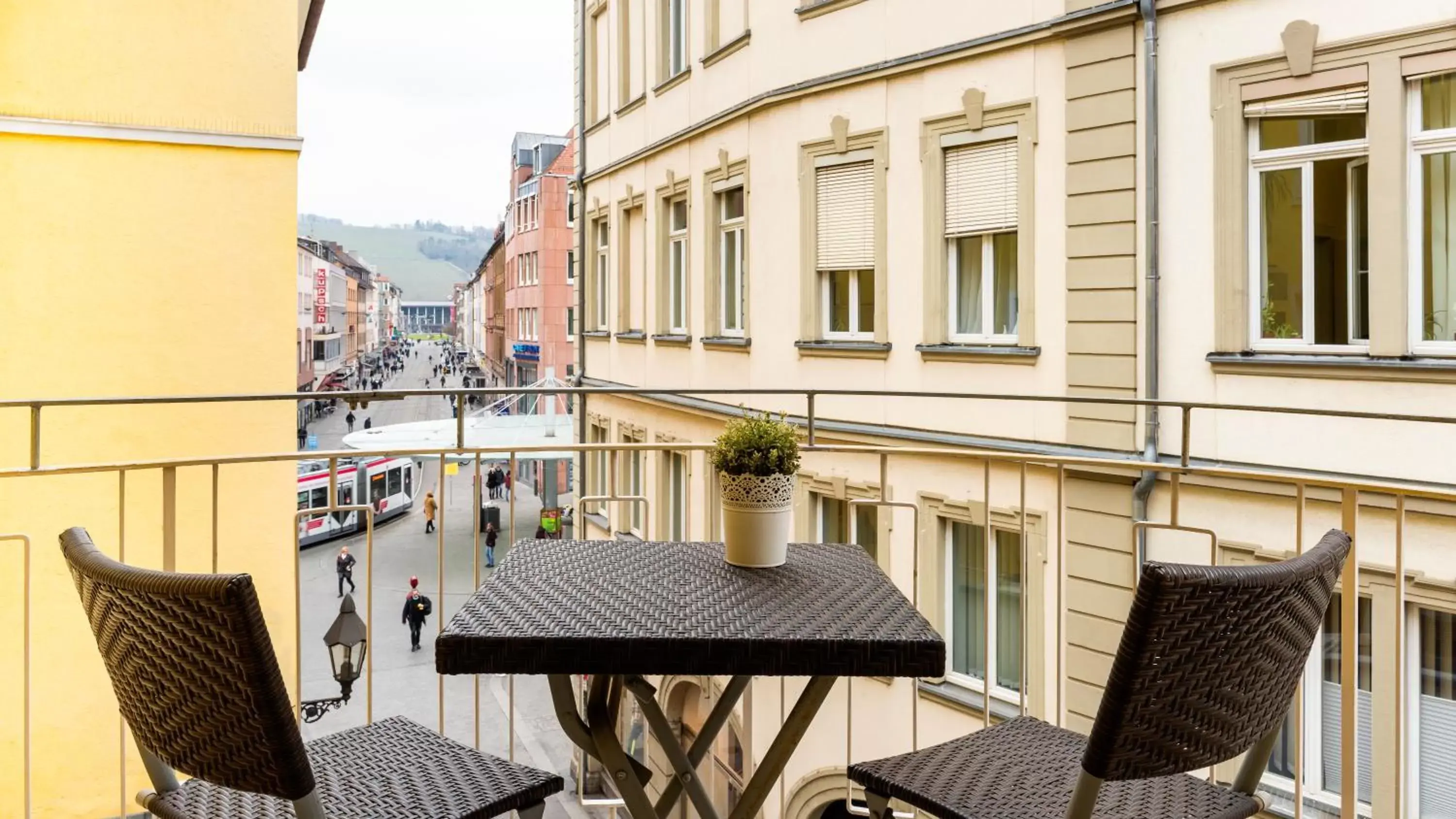 Balcony/Terrace in Hotel Würzburger Hof ****