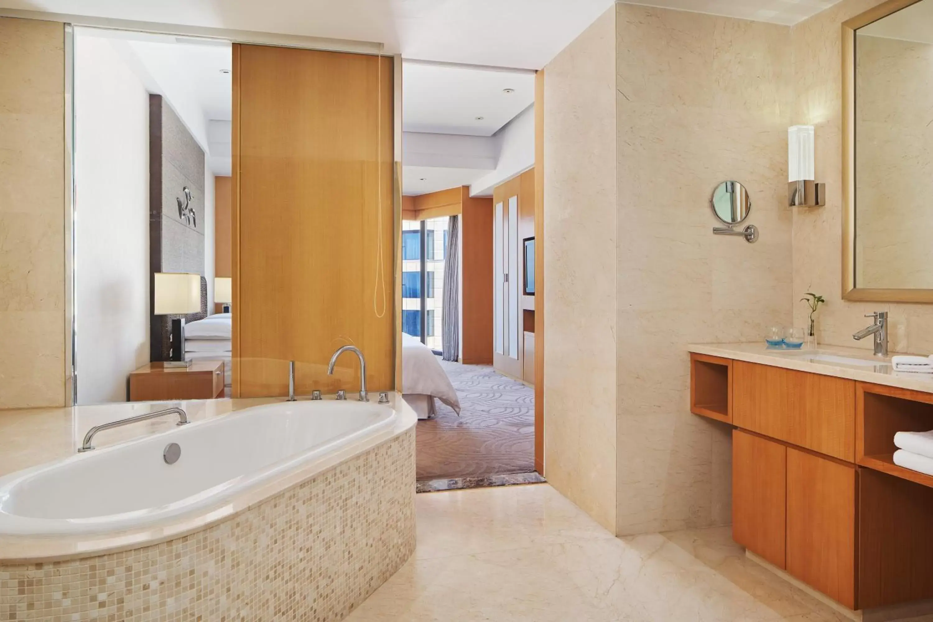 Bathroom in Sheraton Yantai Golden Beach Resort