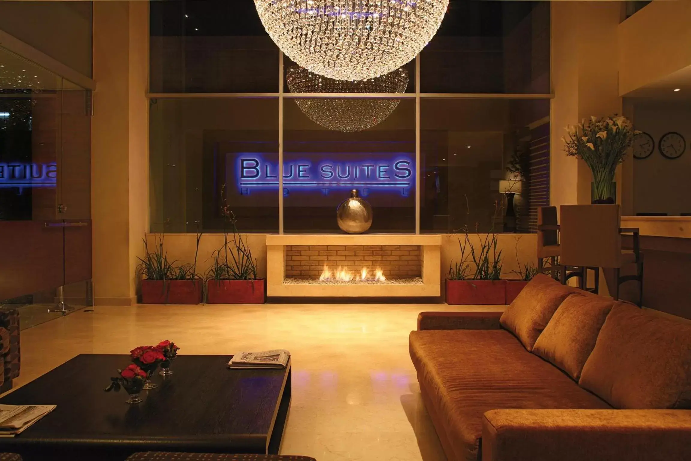 Lobby or reception in Blue Suites Hotel