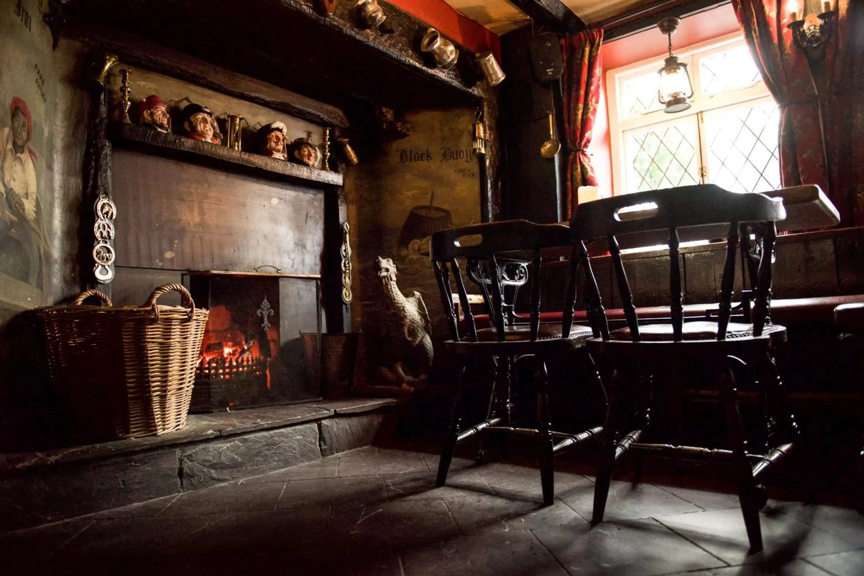 Lounge or bar in The Black Boy Inn