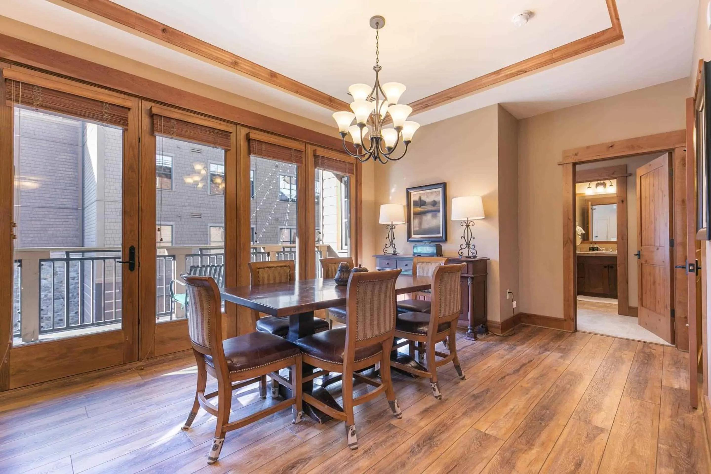 Dining Area in East West Hospitality at Tahoe