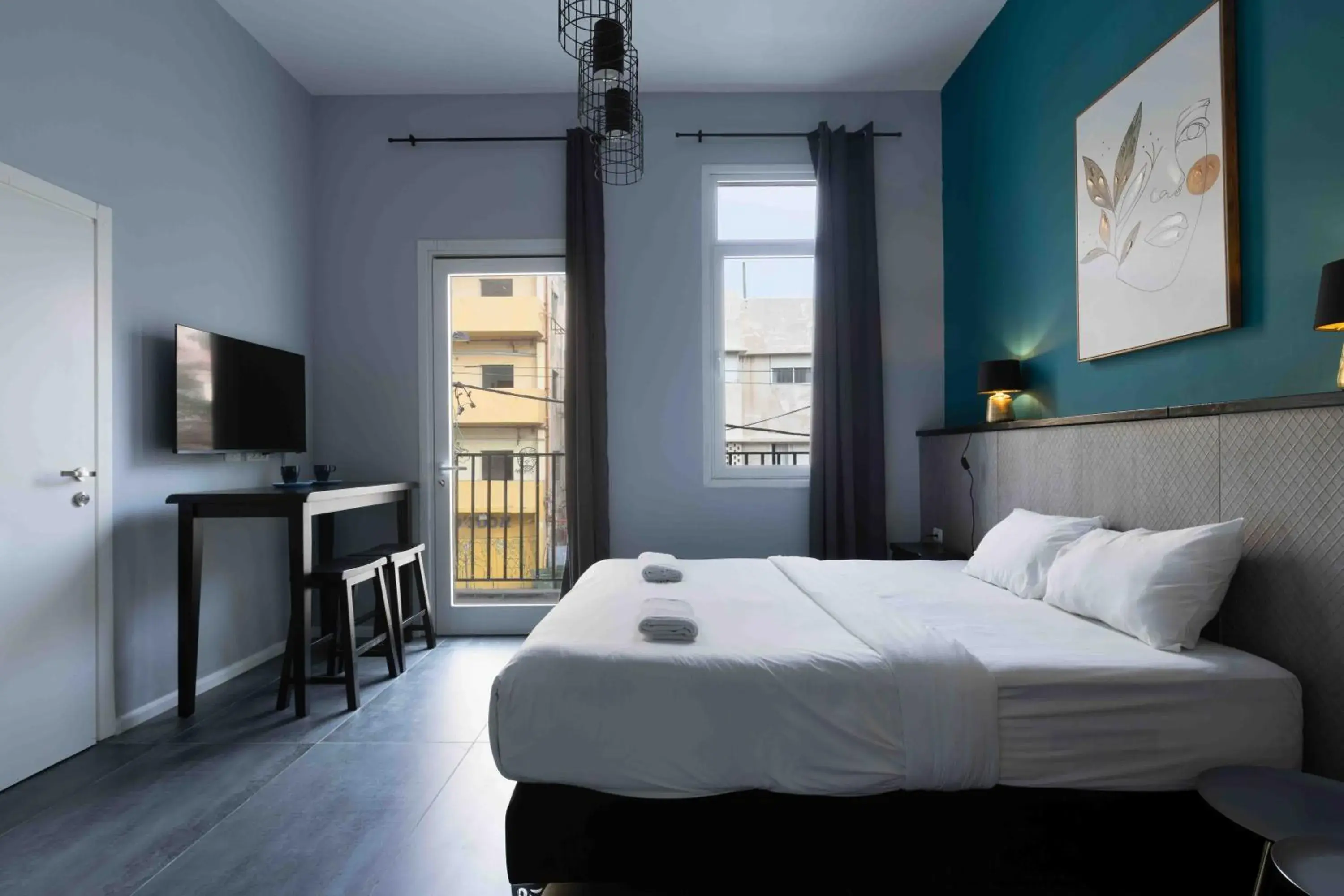 Bedroom, Bed in Liber Tel Aviv Sea Shore Suites