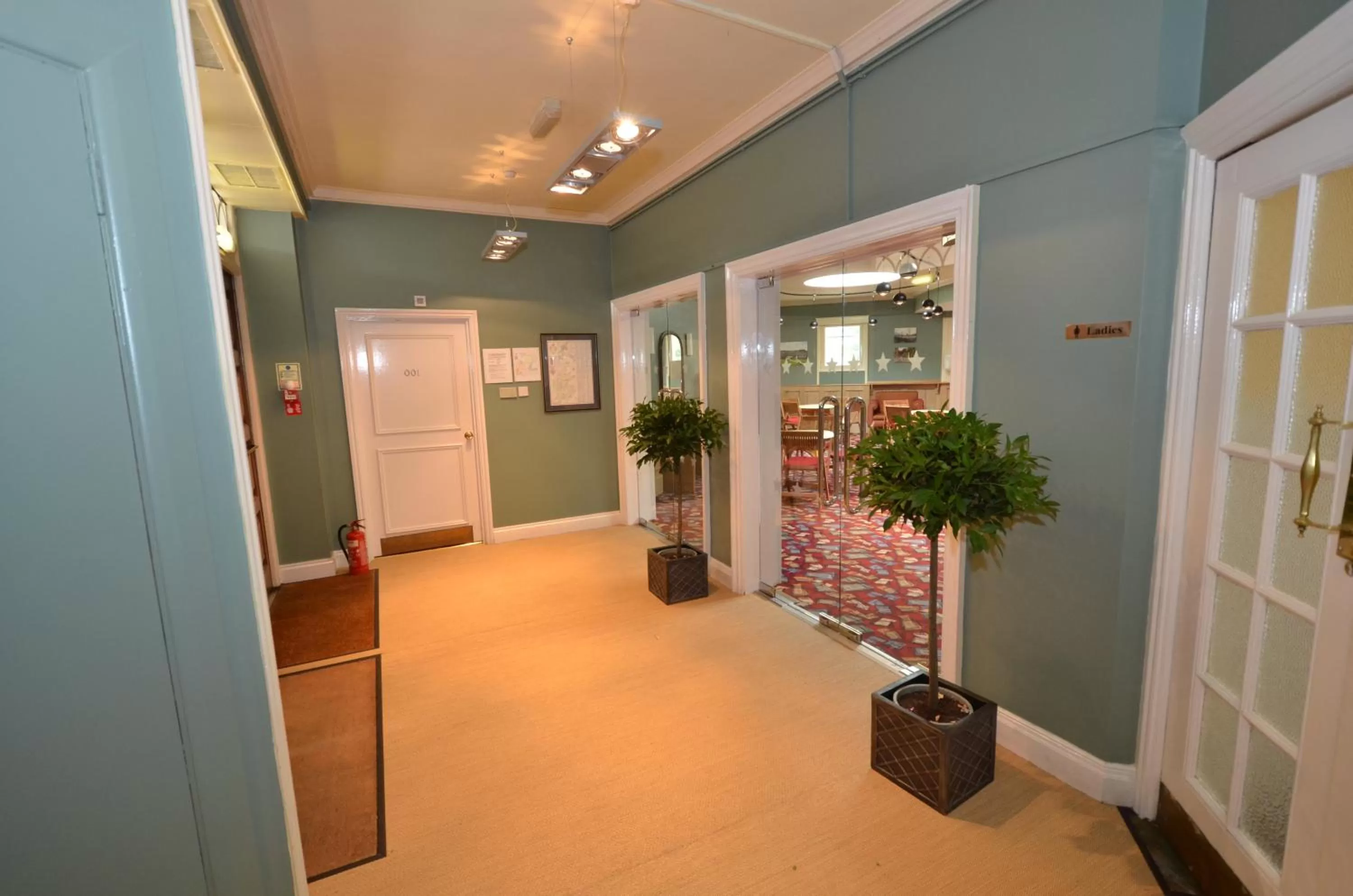 Decorative detail in The Broadway Hotel