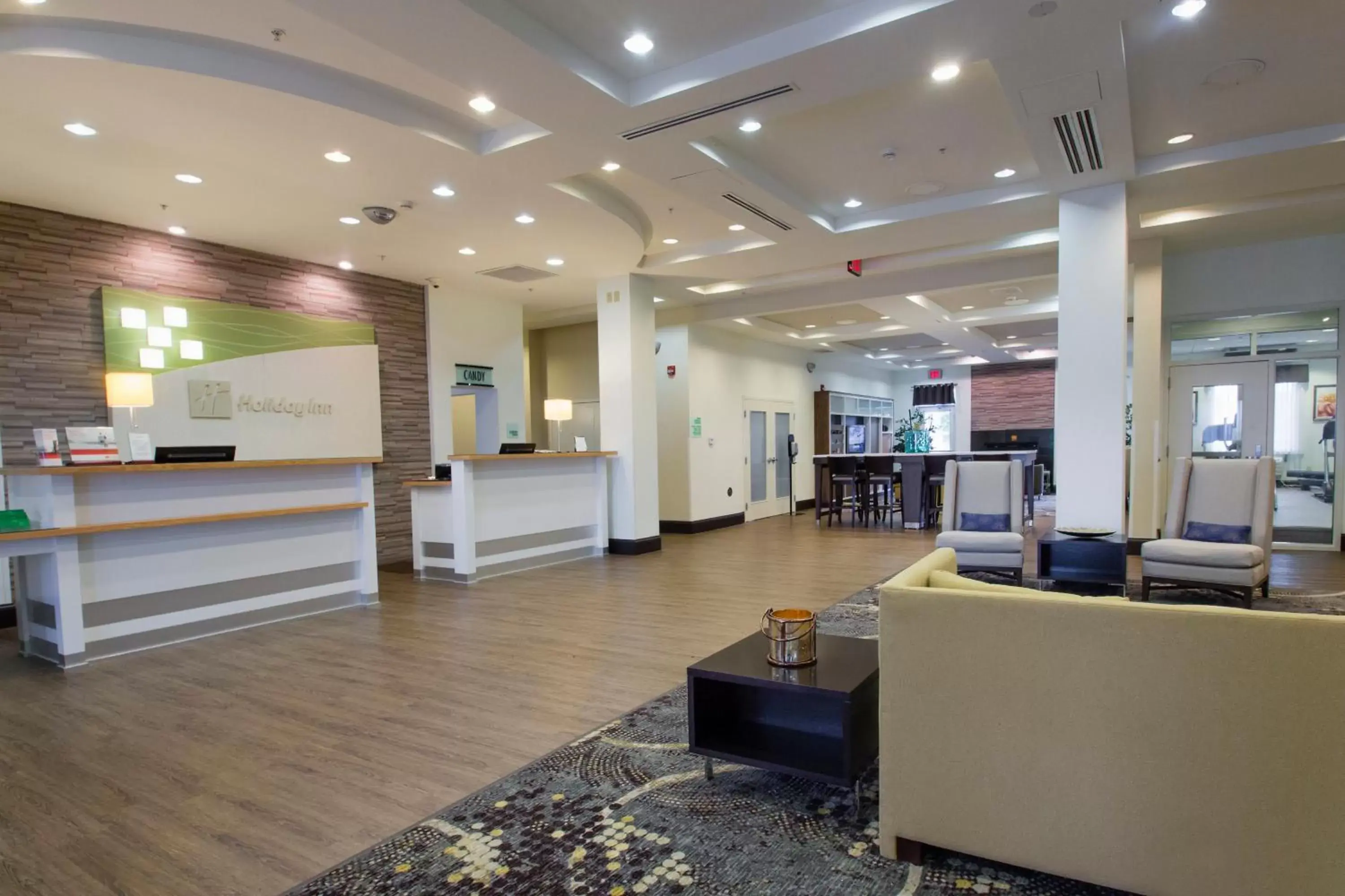 Property building, Lobby/Reception in Holiday Inn Hotel & Suites Bloomington Airport, an IHG Hotel