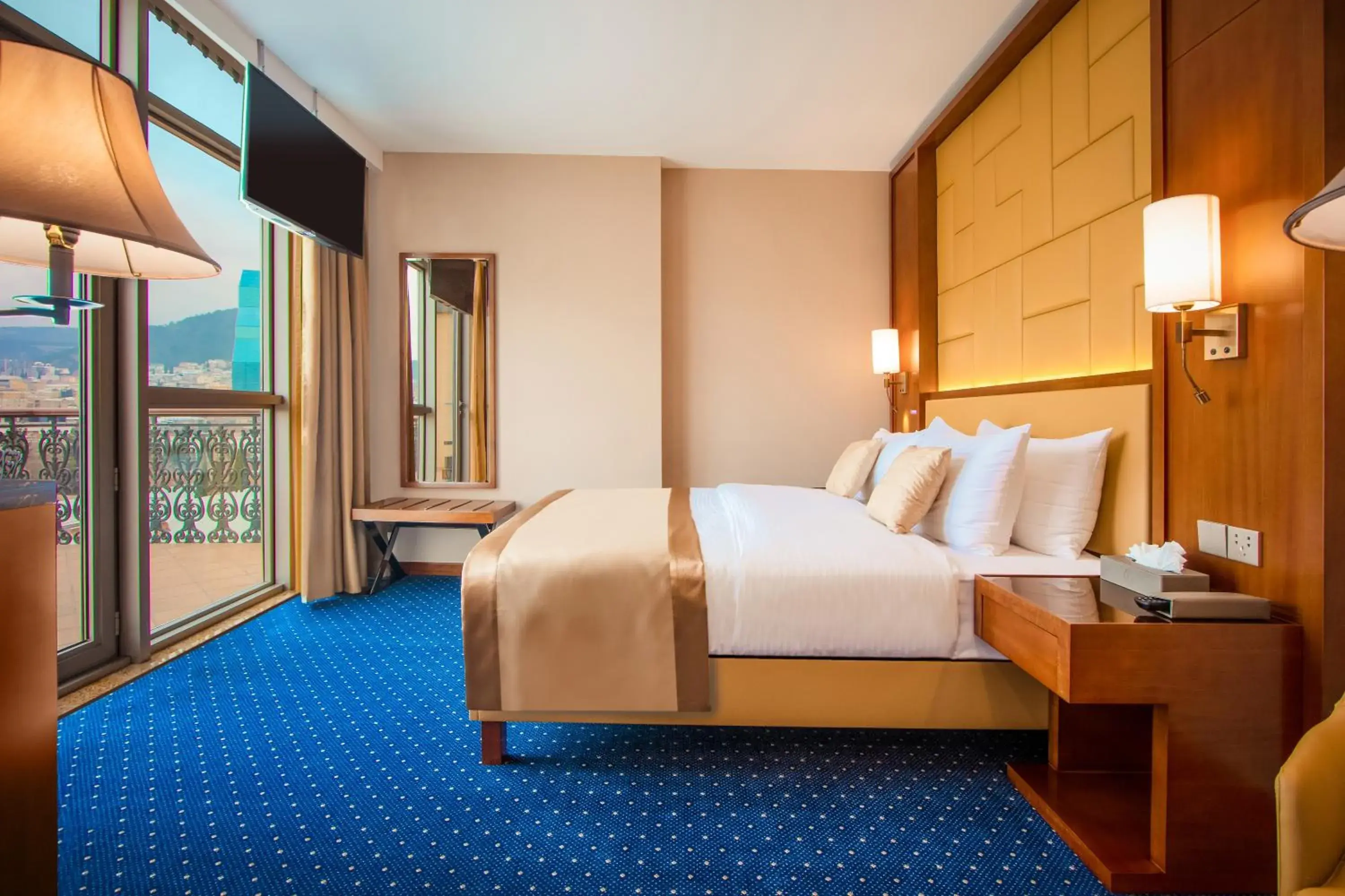 Bedroom, Bed in New Tiflis Hotel