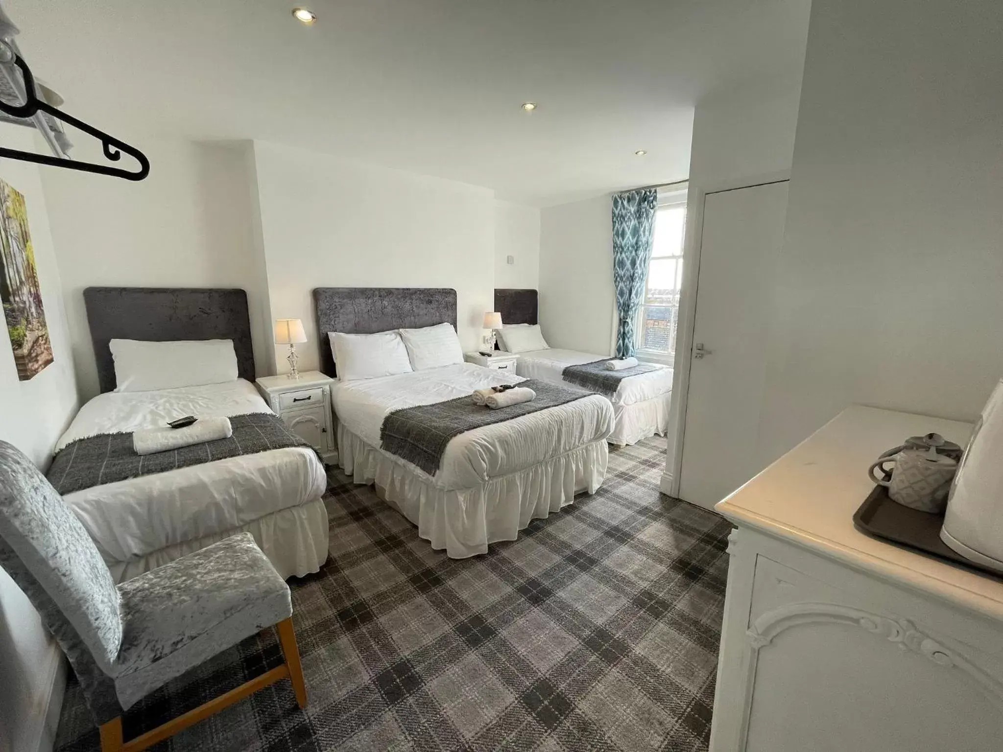 Bed in The Jubilee Hotel - with Spa and Restaurant and Entertainment