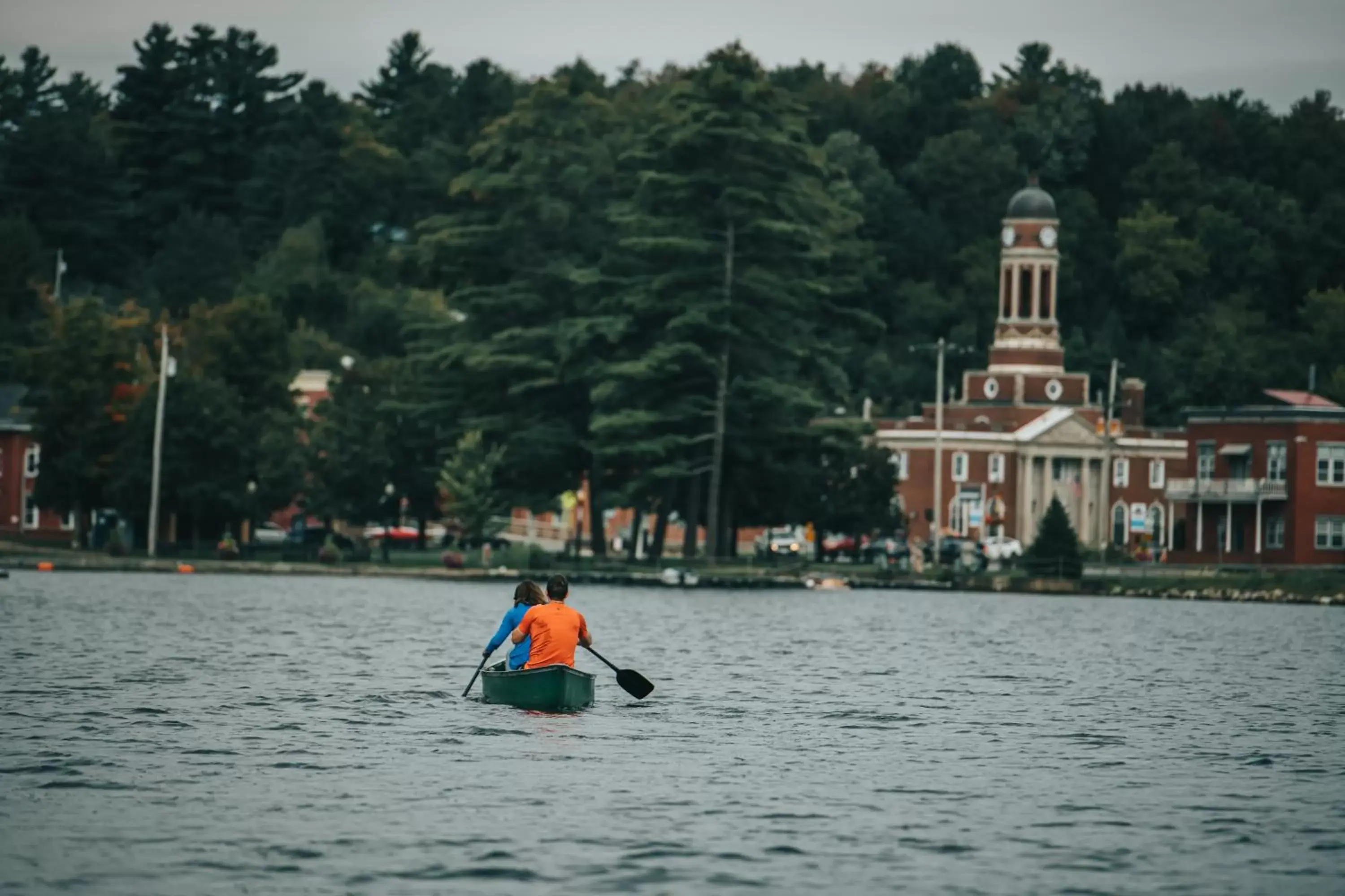 Nearby landmark, Canoeing in Saranac Waterfront Lodge