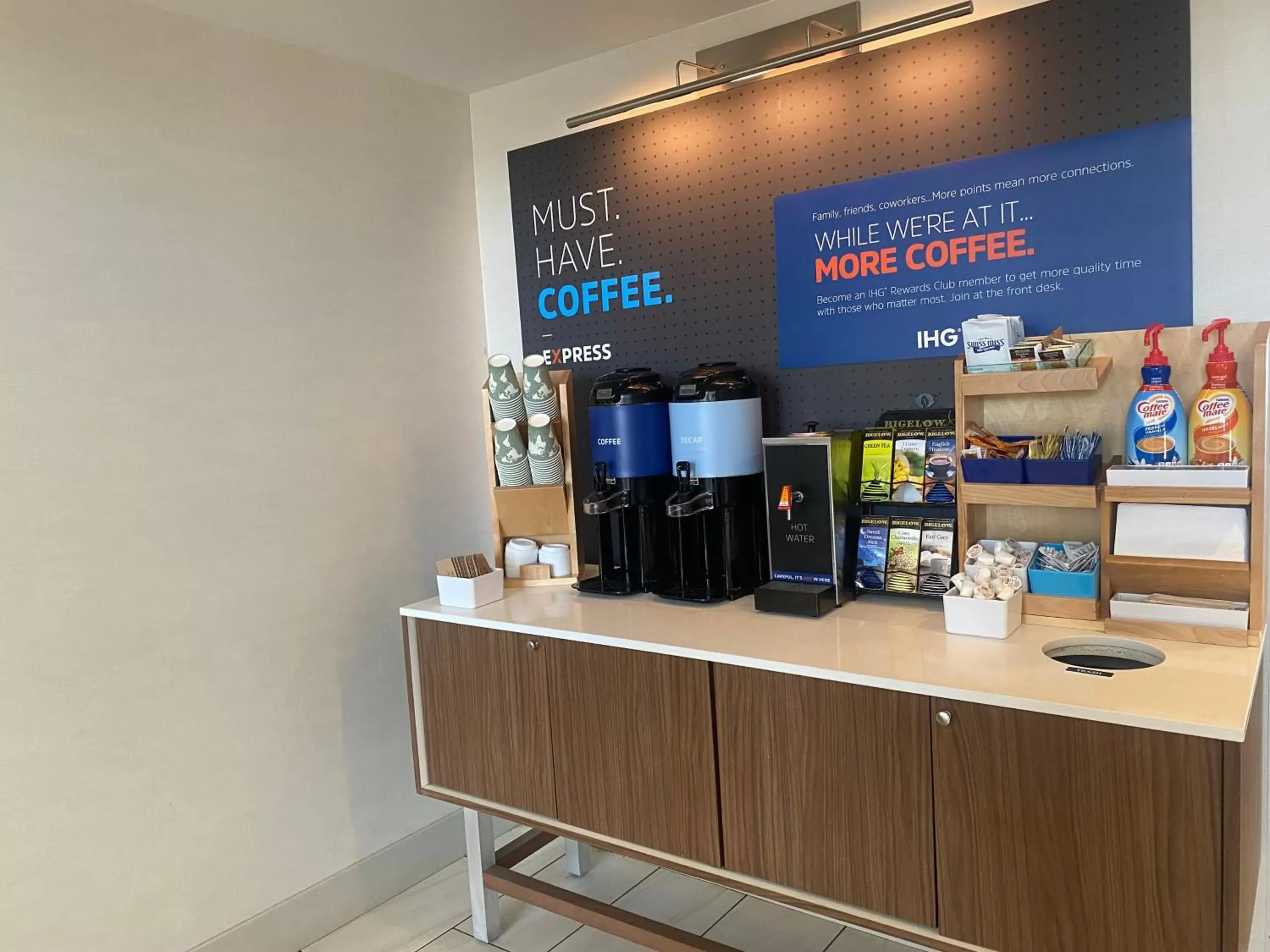 Coffee/tea facilities in Holiday Inn Express Hotel & Suites White River Junction, an IHG Hotel