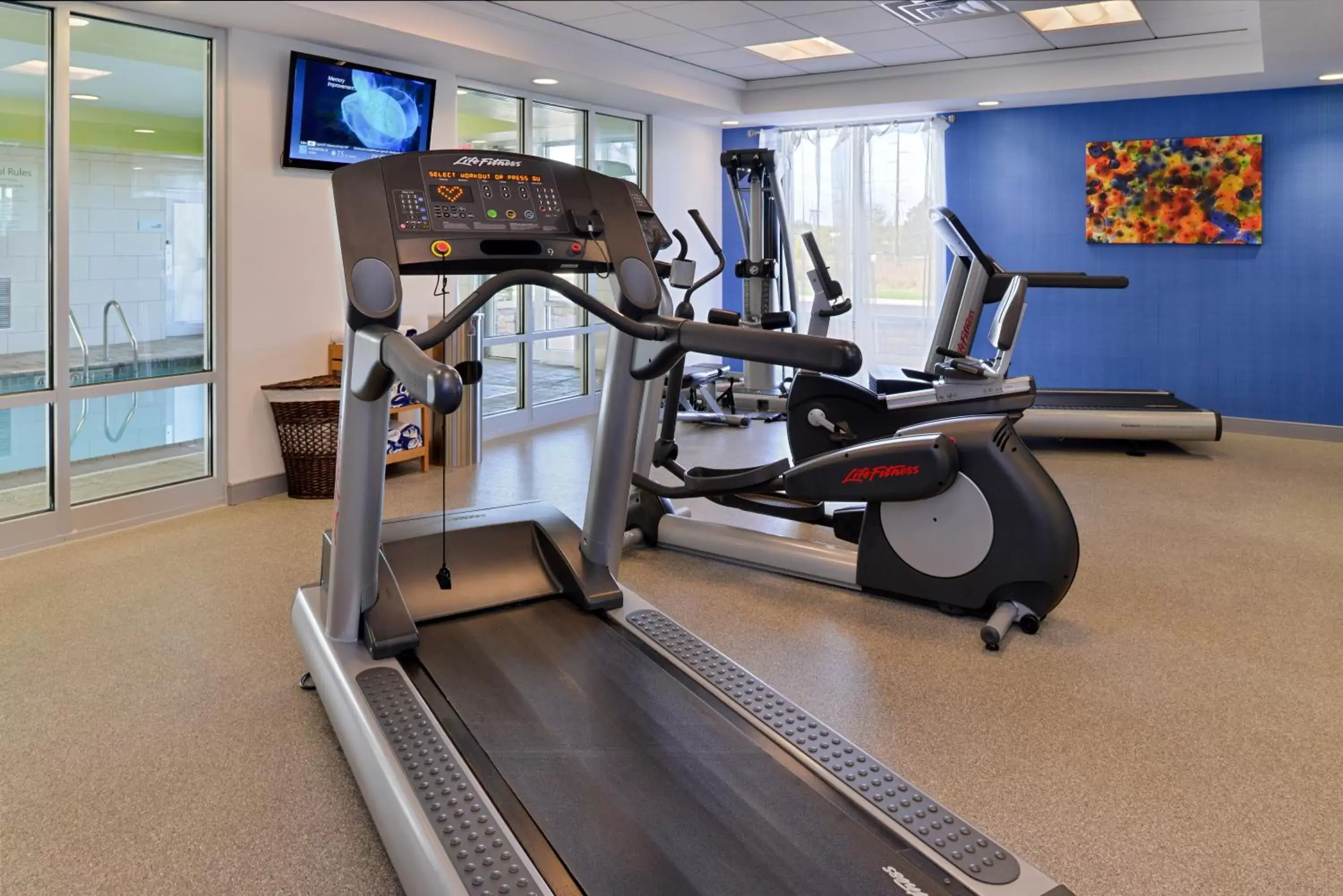 Fitness centre/facilities, Fitness Center/Facilities in Holiday Inn Express Hotel & Suites Terre Haute, an IHG Hotel