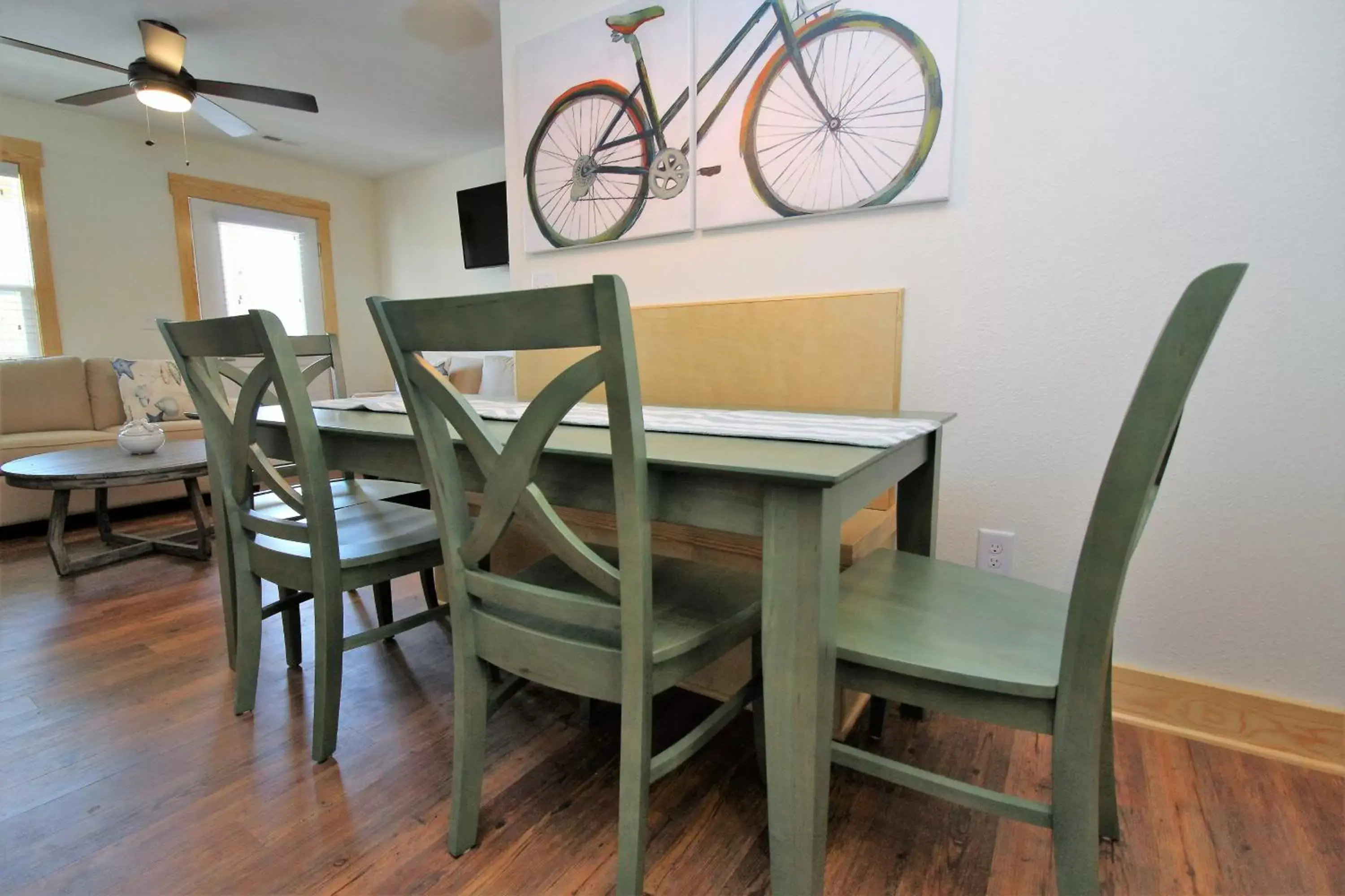 Dining Area in Whalebone Ocean Cottages by KEES Vacations