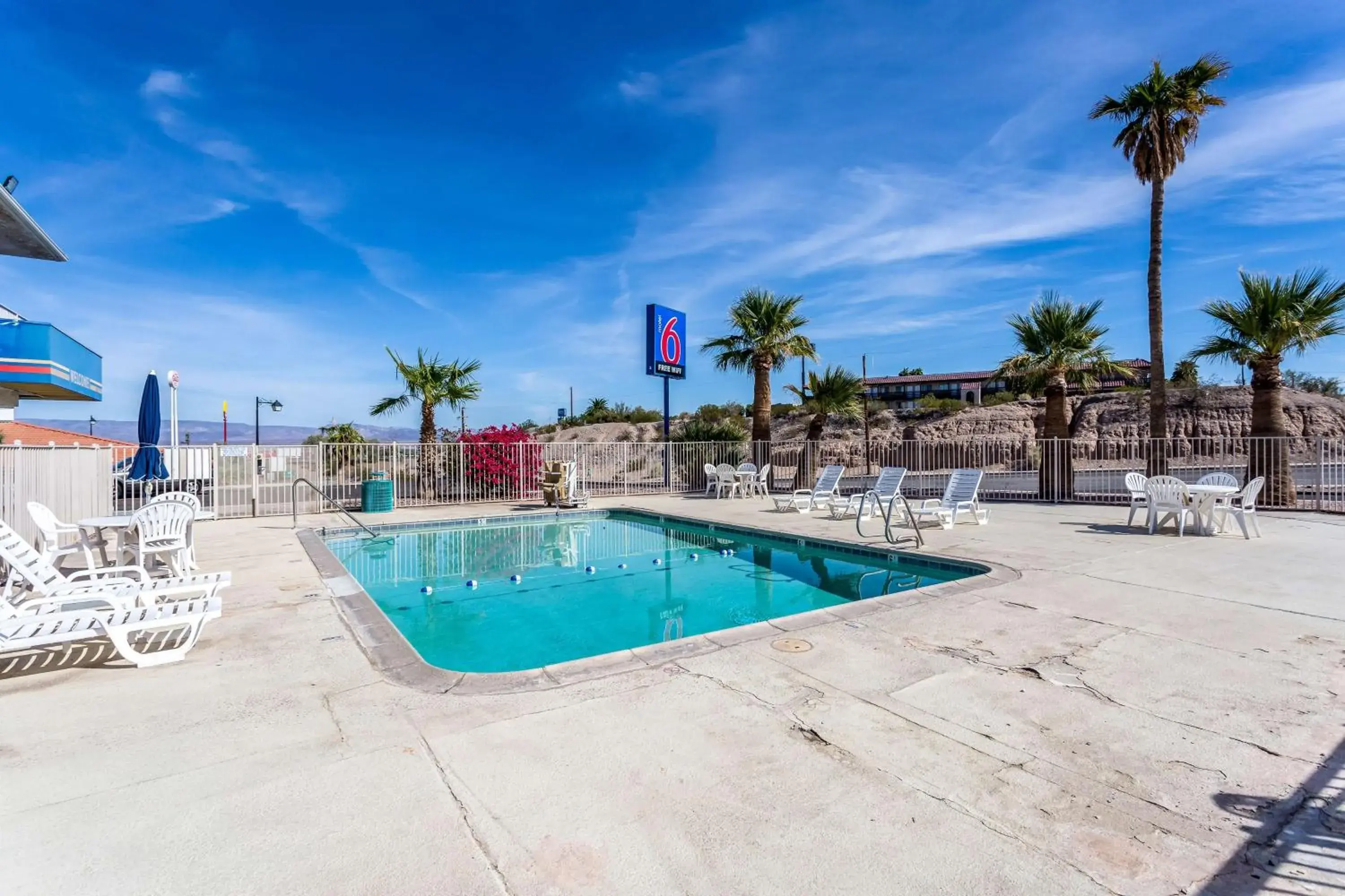On site, Swimming Pool in Motel 6-Needles, CA