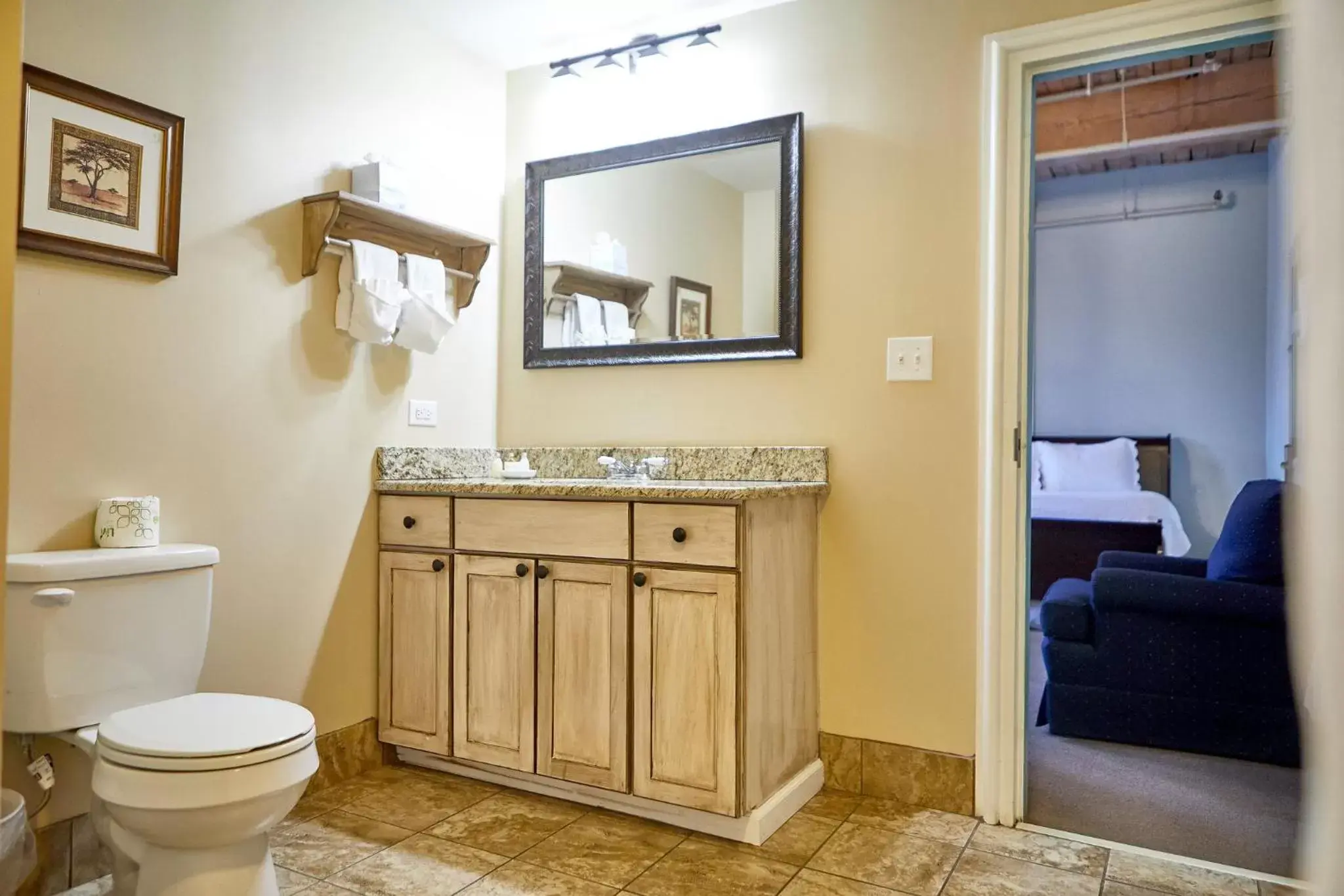 Toilet, Bathroom in The Historic Brookstown Inn, Trademark Collection by Wyndham