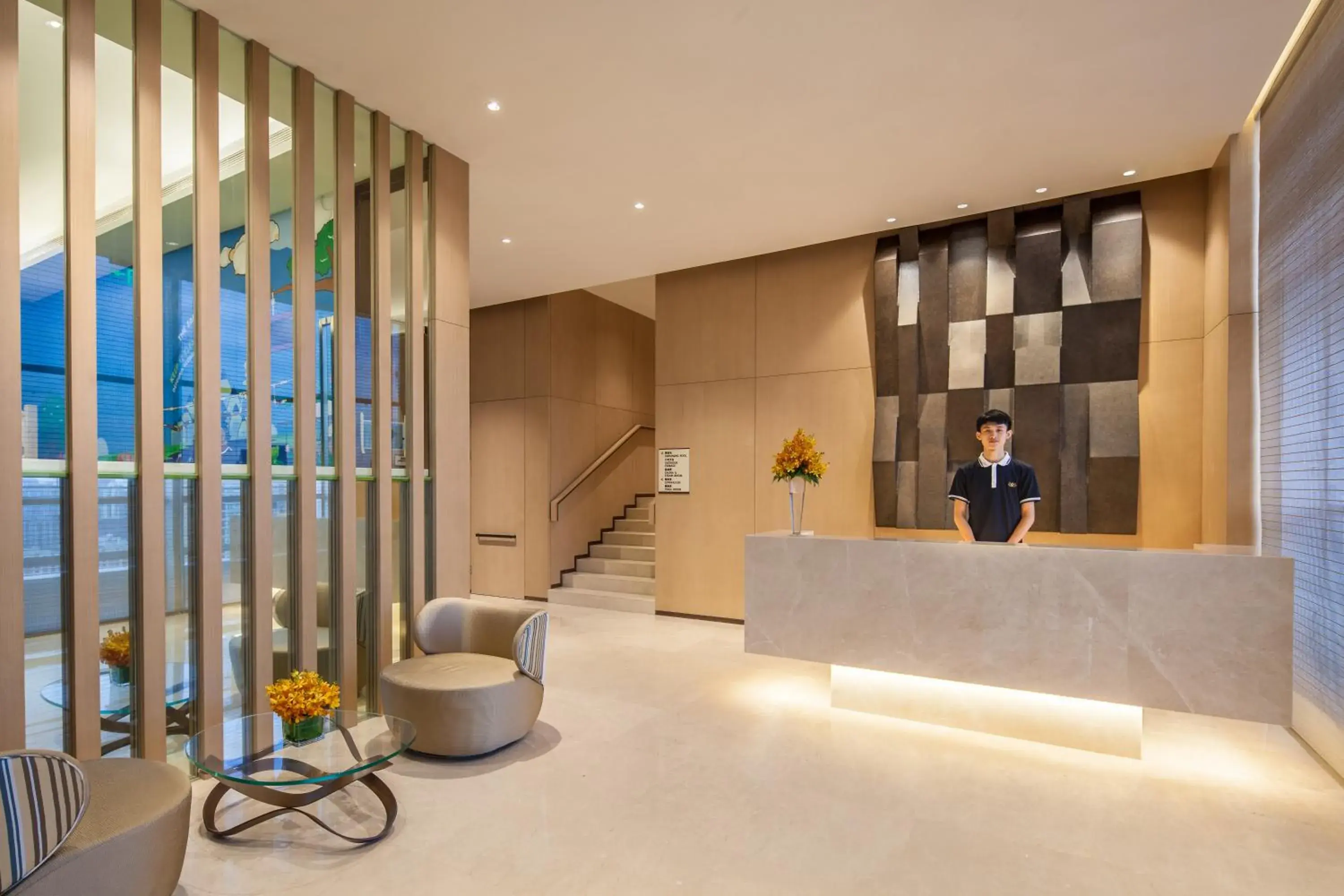 Fitness centre/facilities, Lobby/Reception in Ascott Raffles City Shenzhen